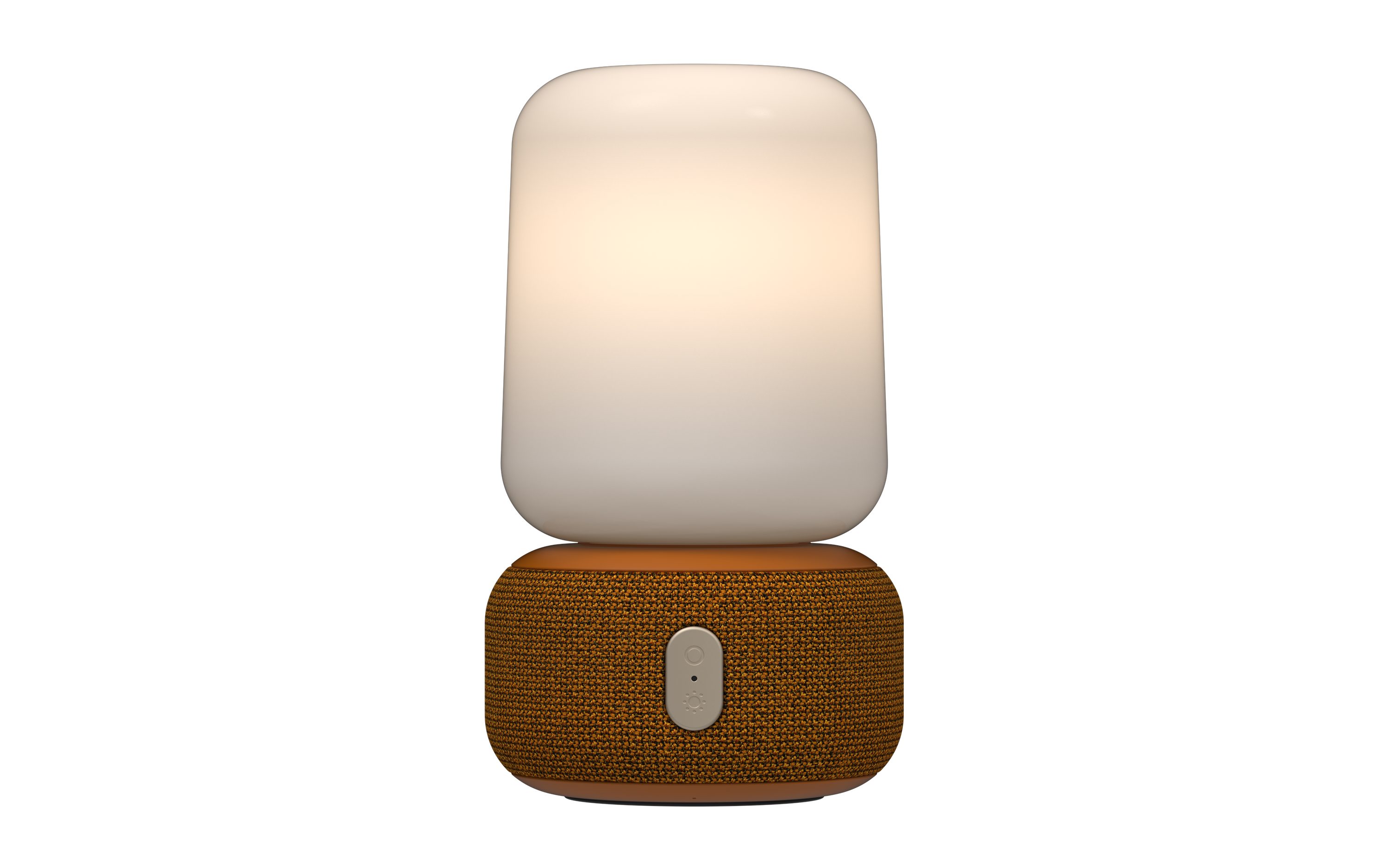 KREAFUNK aLOOMI Bluetooth Lautsprecher und Lampe mit LED Lautsprecher (aLOOMI Bluetooth Lautsprecher und Lampe mit LED) orange