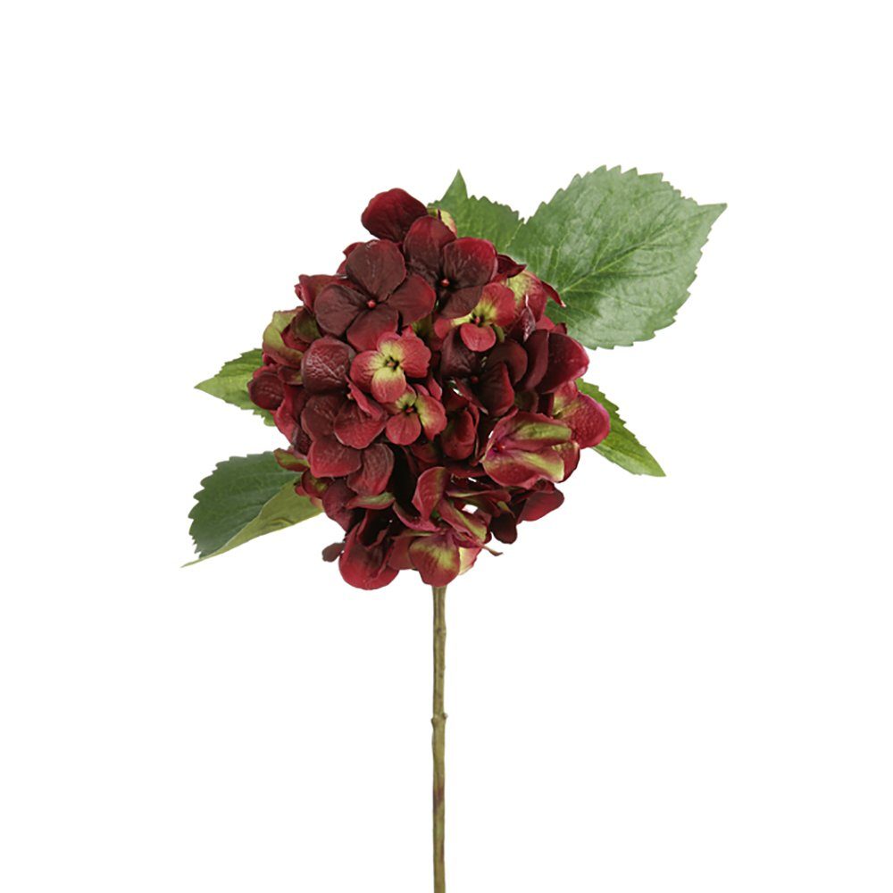 Kunstpflanze FINK Kunstblume Hortensie 0cm, H. Fink aubergine-grün - 