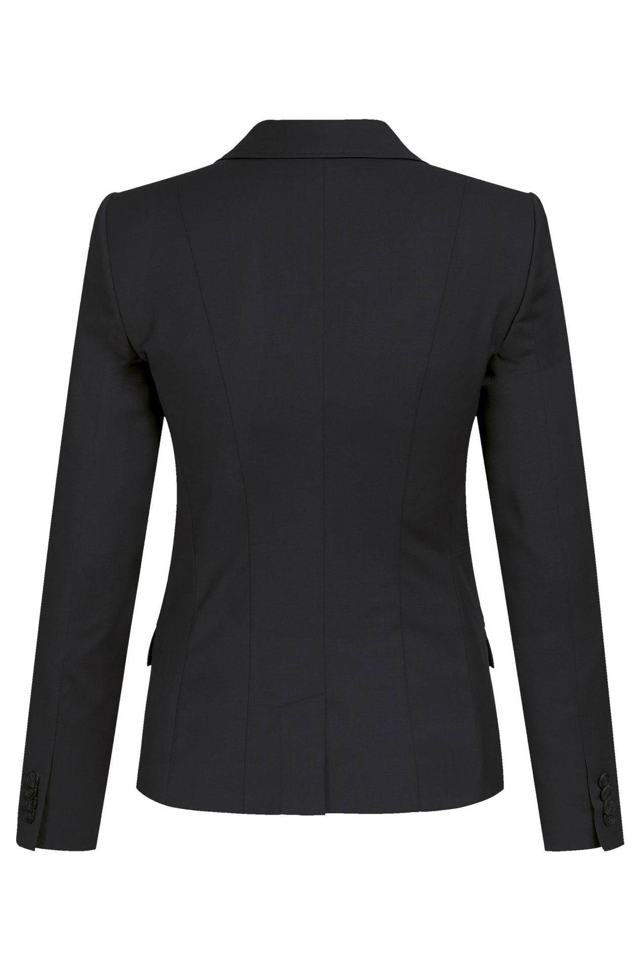 Longblazer Greiff Modern WITH 37.5® Damen Business-Blazer Regular-Fit Schwarz