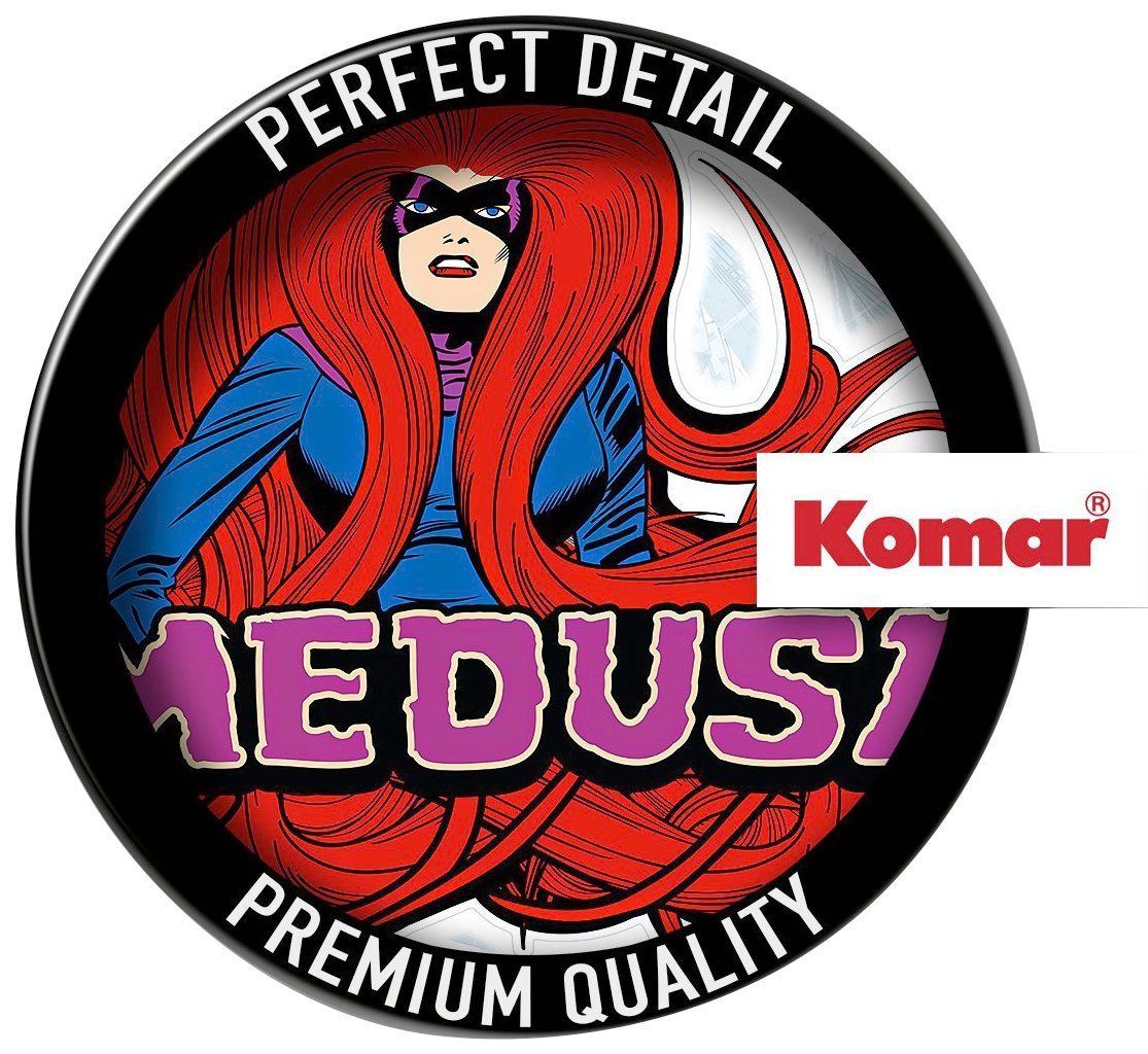 Komar Wandtattoo Medusa Classic (1 cm selbstklebendes Wandtattoo Comic x St), (Breite 50x70 Höhe)