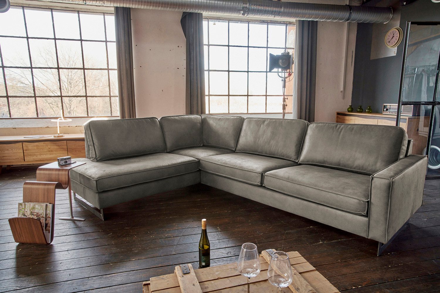 KAWOLA Ecksofa VILNIUS, Couch rechts oder günstig online kaufen