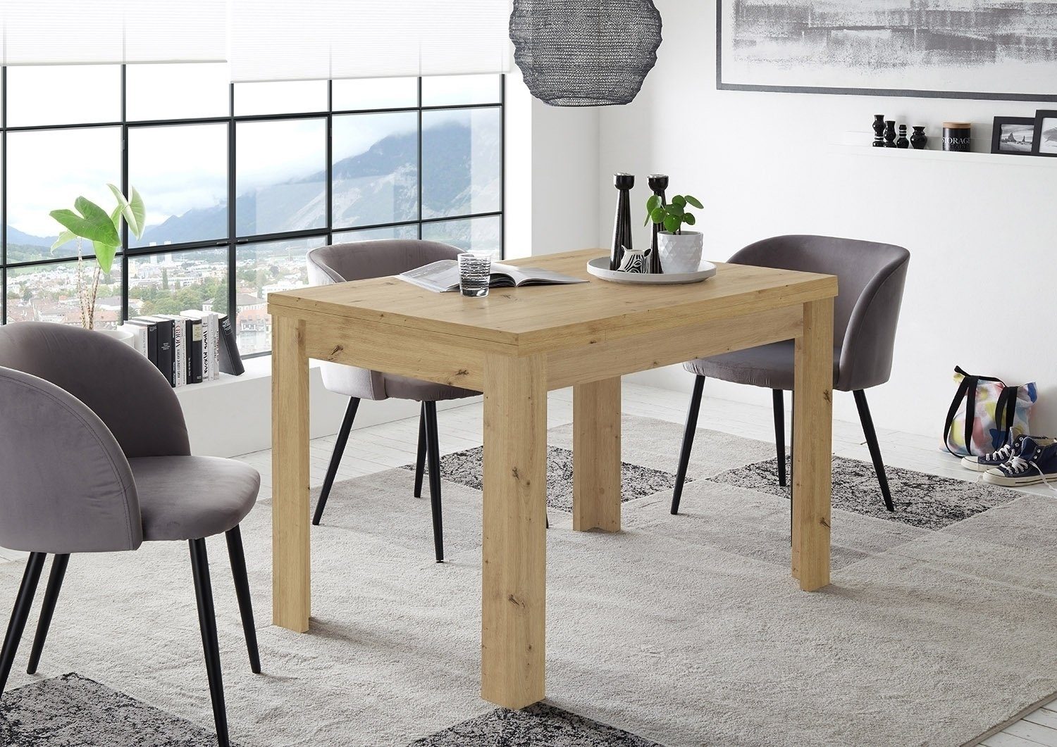 Mäusbacher Esstisch MONZI, ausziehbar, 120 - günstig online kaufen