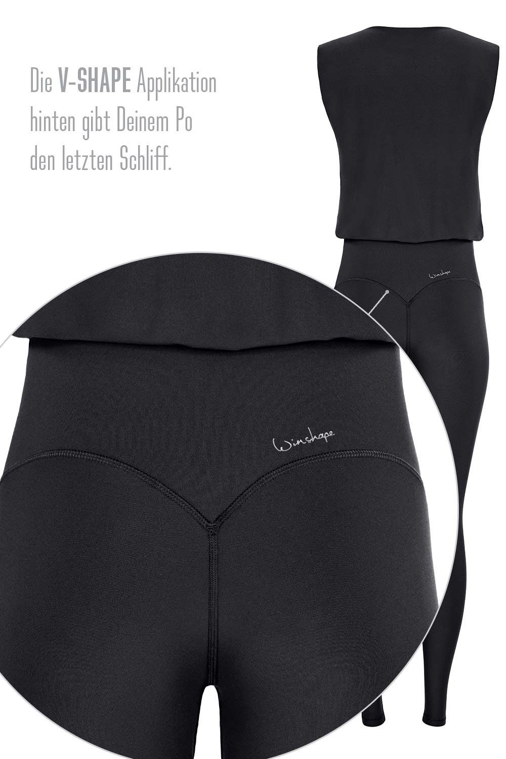Comfort Functional Jumpsuit schwarz Winshape JS102LSC