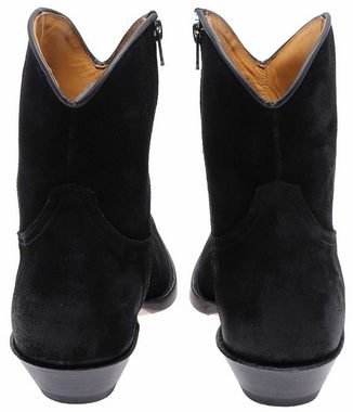 FB Fashion Boots REY Herren Westernstiefelette Schwarz Stiefelette Rahmengenäht