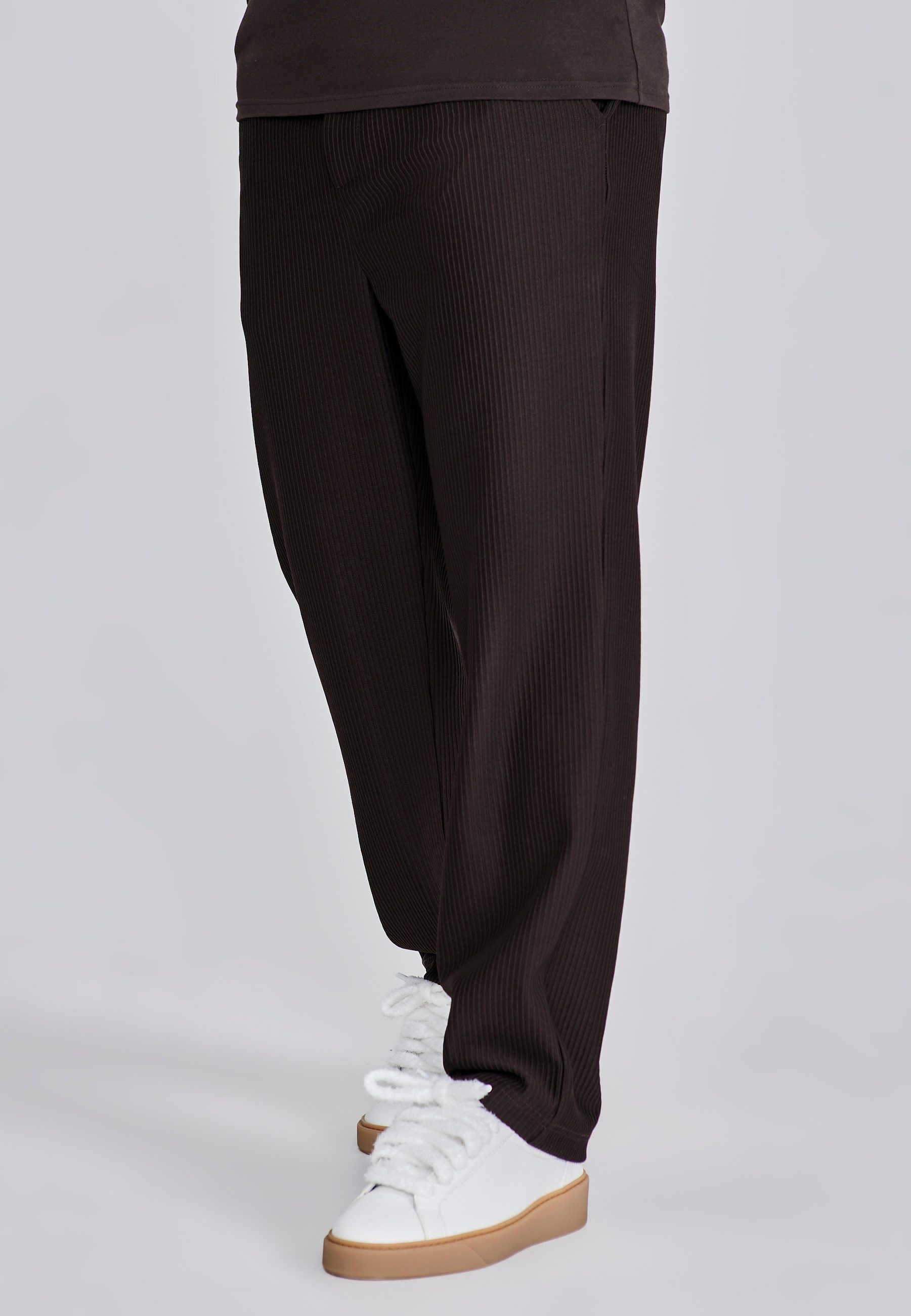 Siksilk Jogger Pants SikSilk Herren Gerippte Smart Hose
