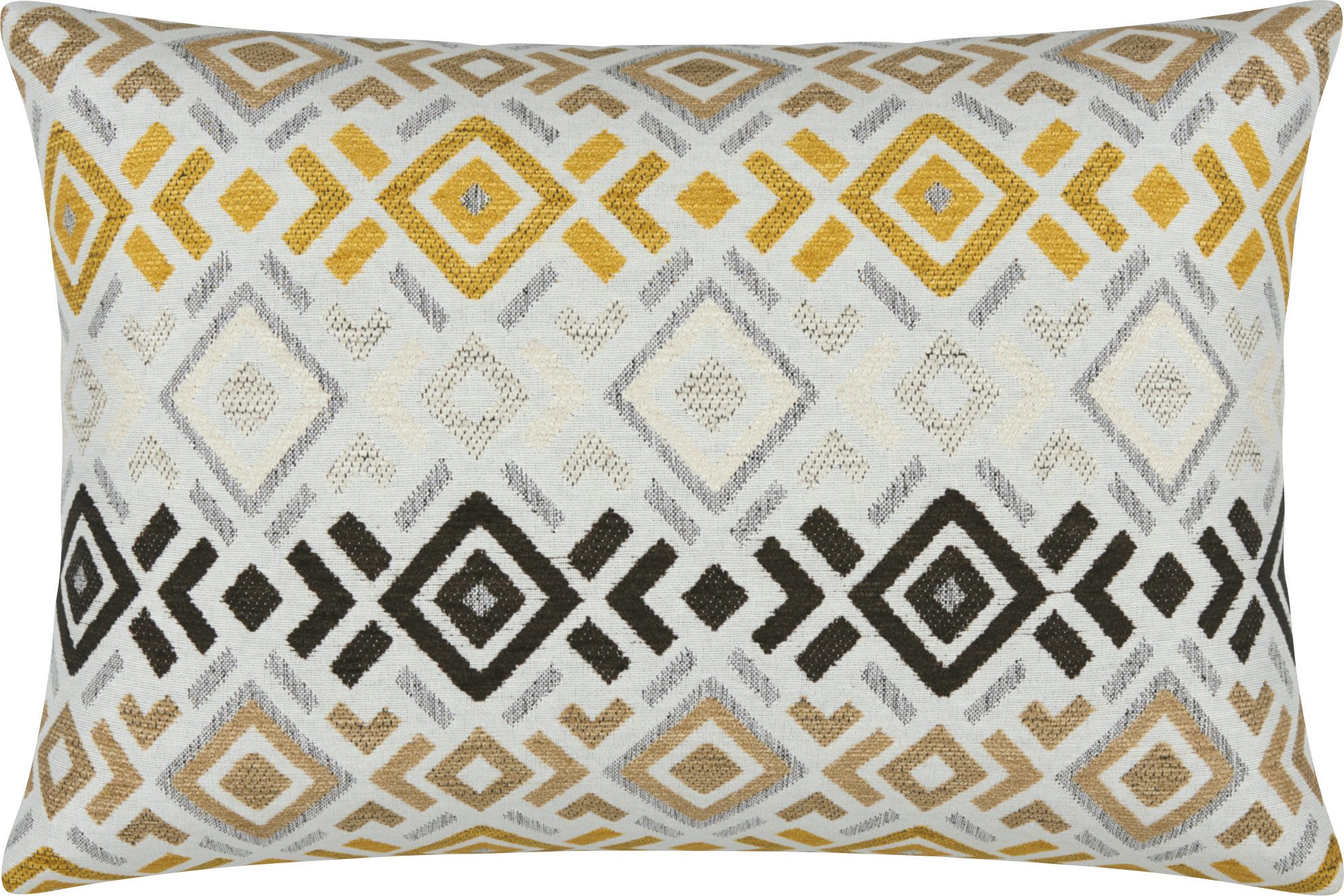 Erwin Müller Kissenbezug Kissenhülle "York Boho", Chenille Grafik