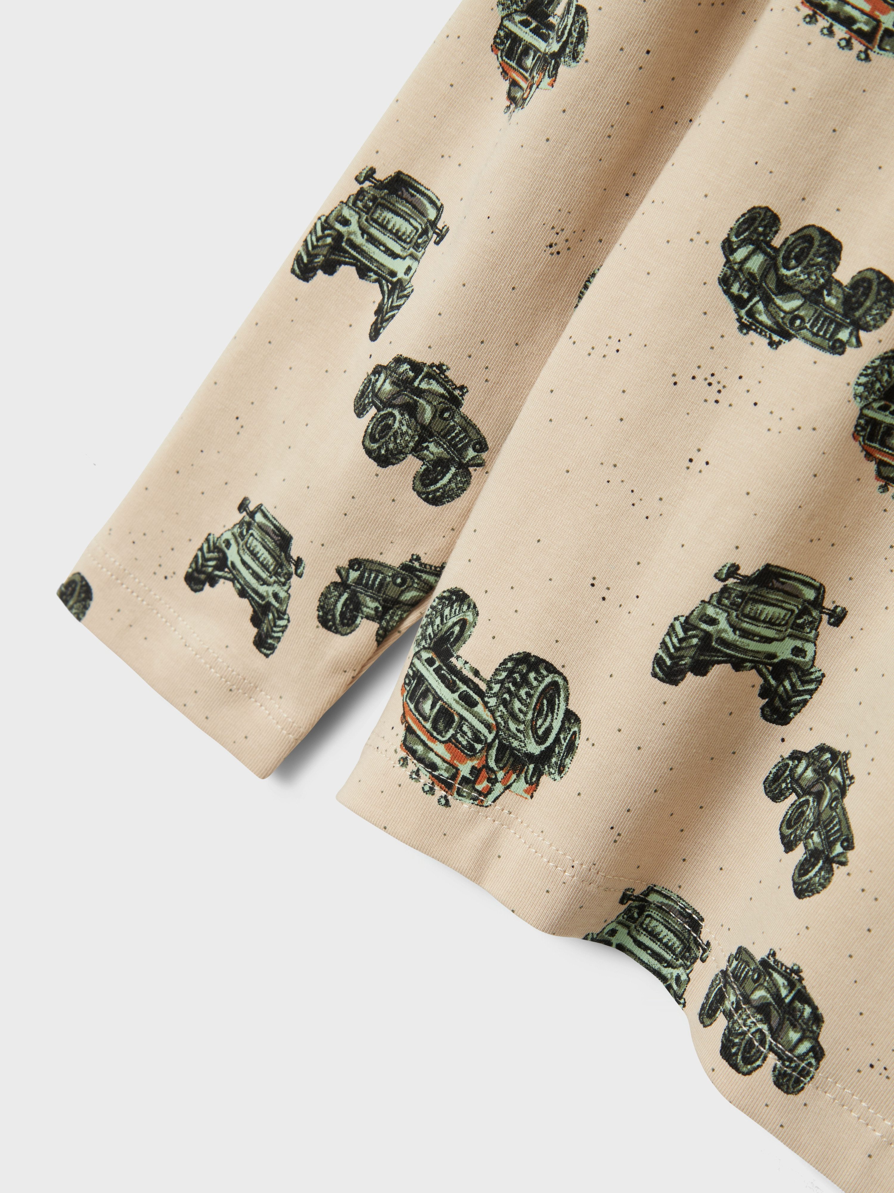 Name It Schlafanzug NKMNIGHTSET PEYOTE MONSTER TRUCK NOOS (Set, 2 tlg) Oberteil im coolen Alloverprint