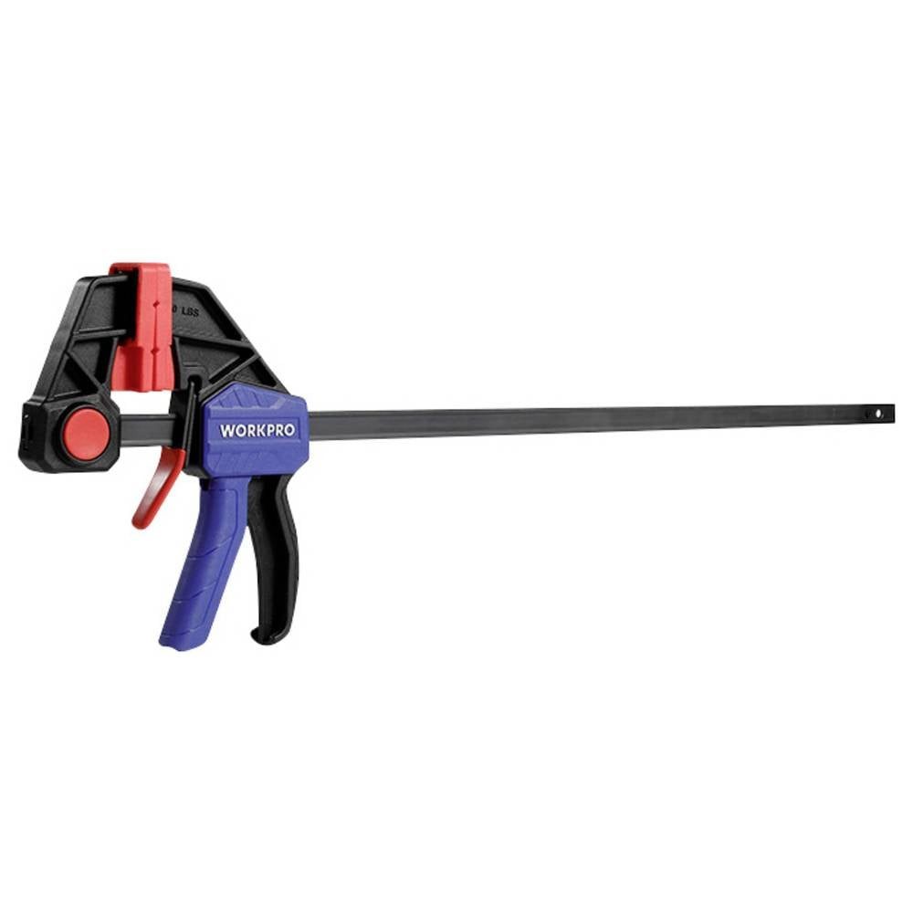 WorkPro Einhandzwinge WP232042 Einhandzwinge Produktabmessung, Länge: 600 mm