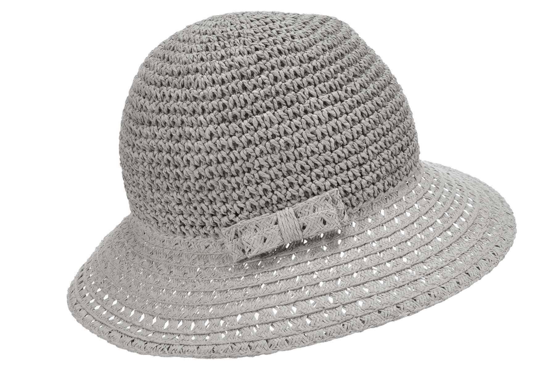 Seeberger Sonnenhut Papierstroh Glocke mit Schleife günstig online kaufen