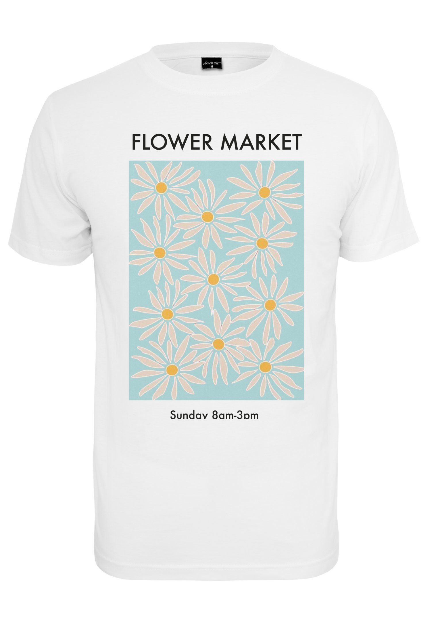 MisterTee Kurzarmshirt Damen Ladies Flower Market Tee (1-tlg)