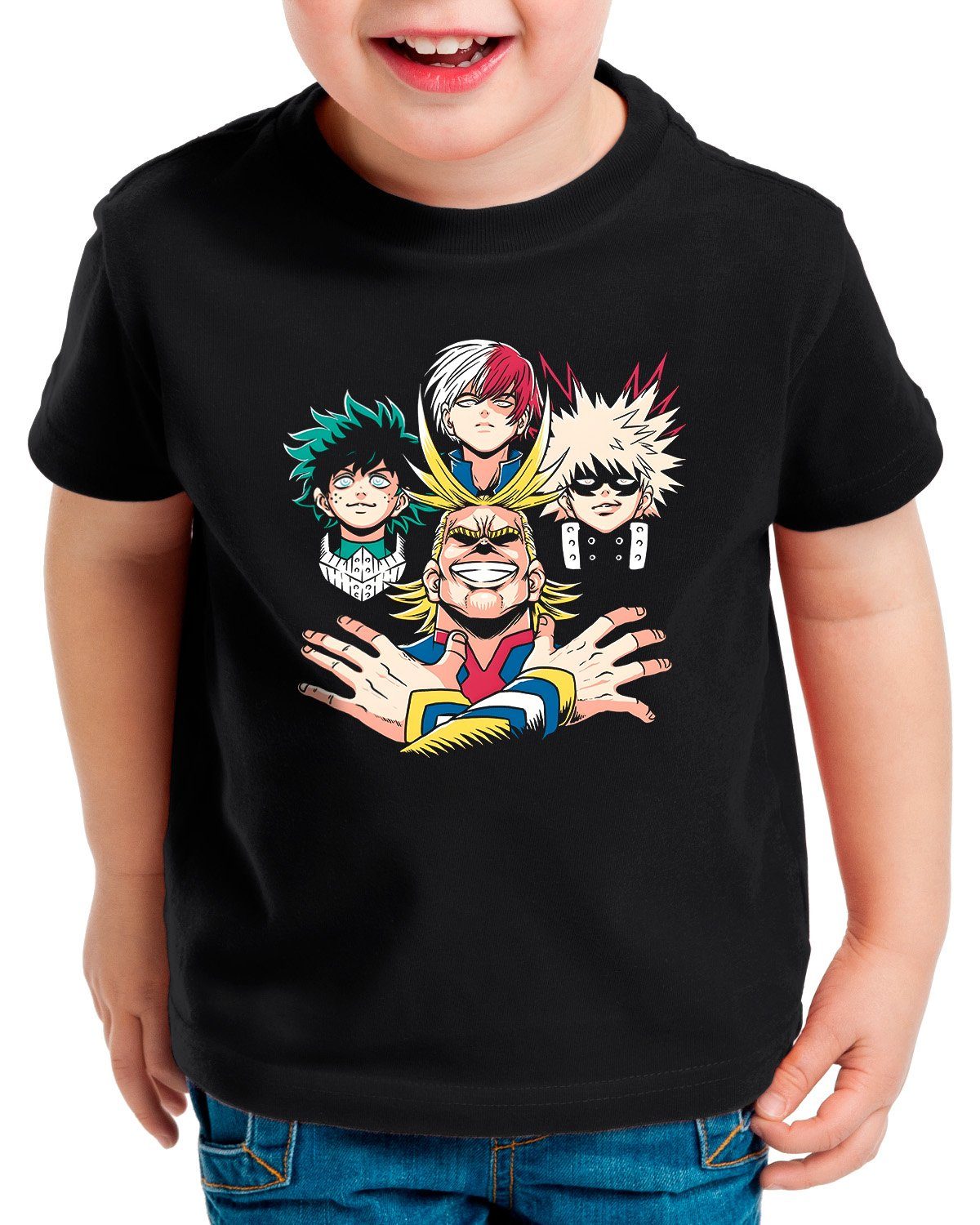 T-Shirt hero my cosplay Kinder anime style3 academia Print-Shirt manga Rhapsody Academia