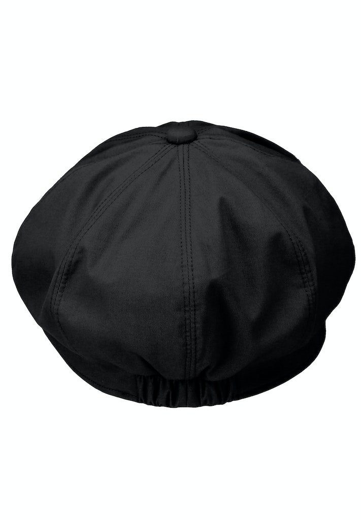 Loevenich Schiebermütze Ballonmütze aus reiner 9999-black Baumwolle
