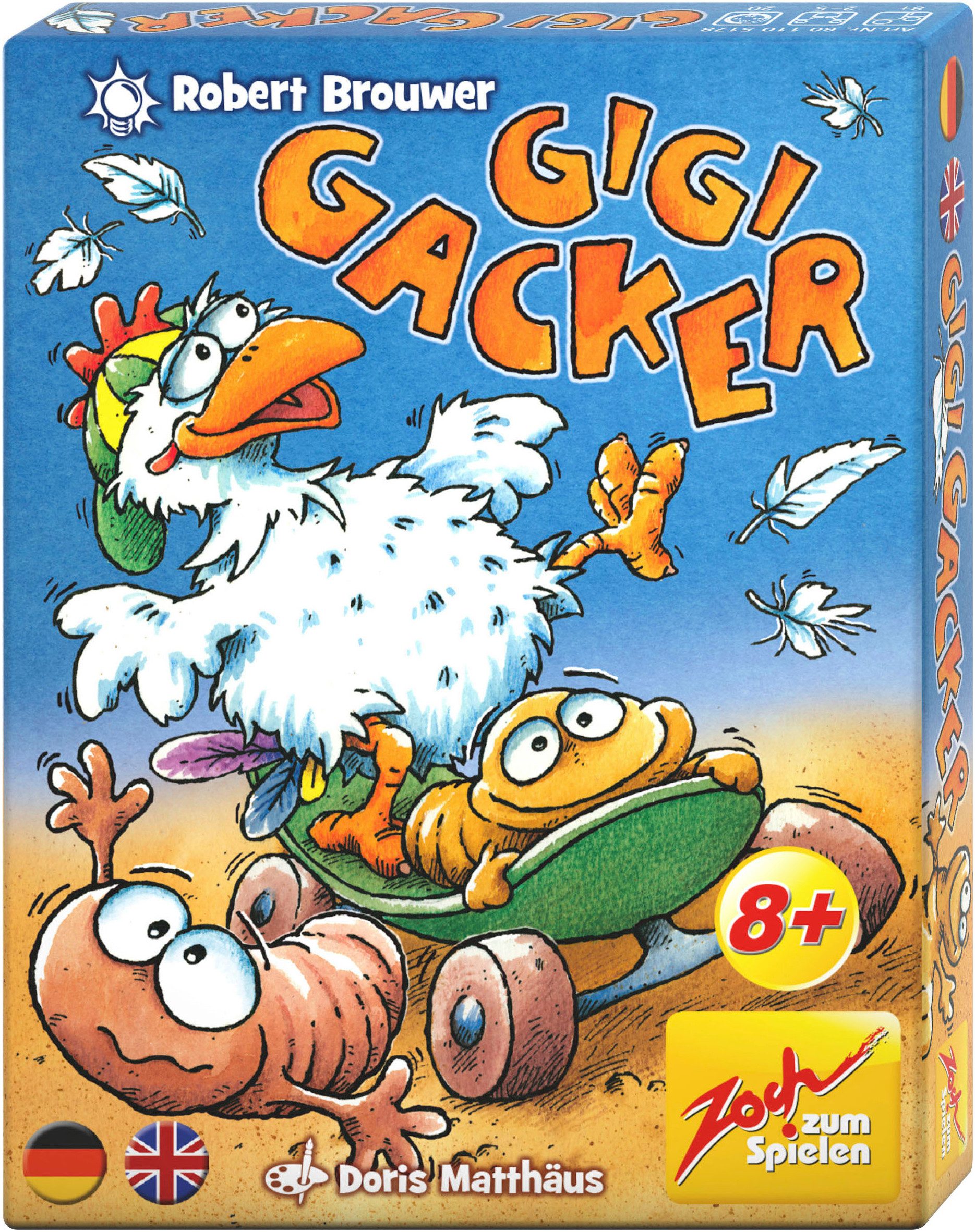 Zoch Spiel Gigi Gacker, Familienspiel, Made in Germany