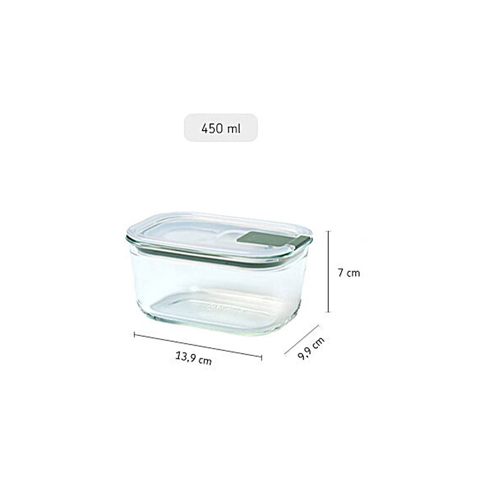 Frischhaltedose Material-Mix, (1-tlg) ml, Mepal EasyClip Frischhaltedose 450