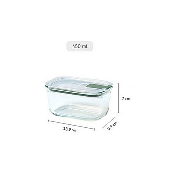 Mepal Frischhaltedose EasyClip Frischhaltedose 450 ml, Material-Mix, (1-tlg)