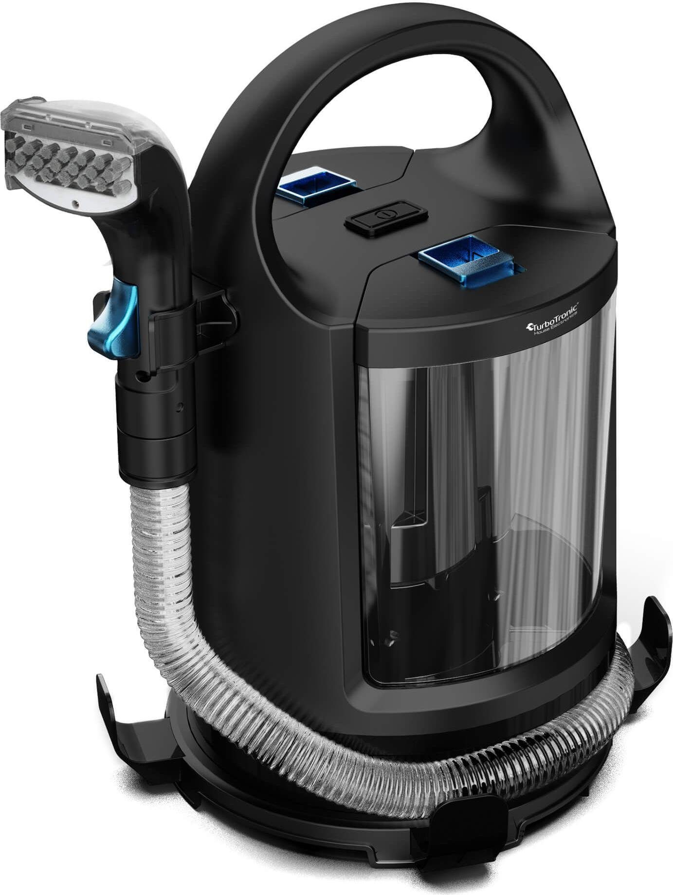 TurboTronic by Z-Line Staub-Wasch-Sauger AQV600 Multi-Waschsauger, Teppich, Parkett, Laminat, Dual-Tank, 500 W, beutellos, 3-in-1 Reinigung, 1,6 l Tank, Dual-Tank, Tierhaare und Auto