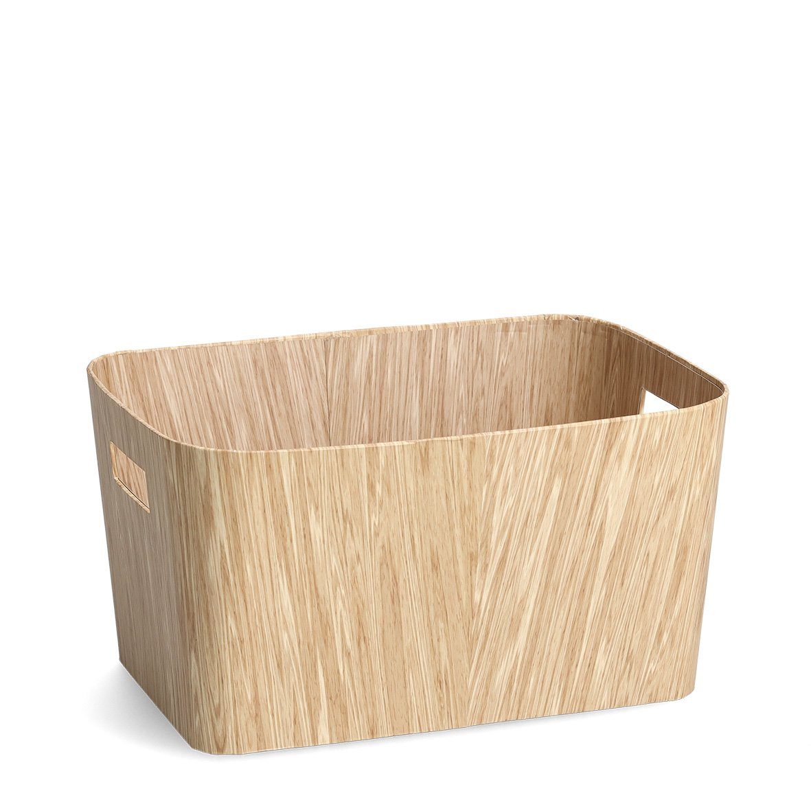cm x 24,5 x ca. Aufbewahrungskorb 34,2 18 Zeller Pappe, Holzoptik, Present Aufbewahrungsbox "Holz,