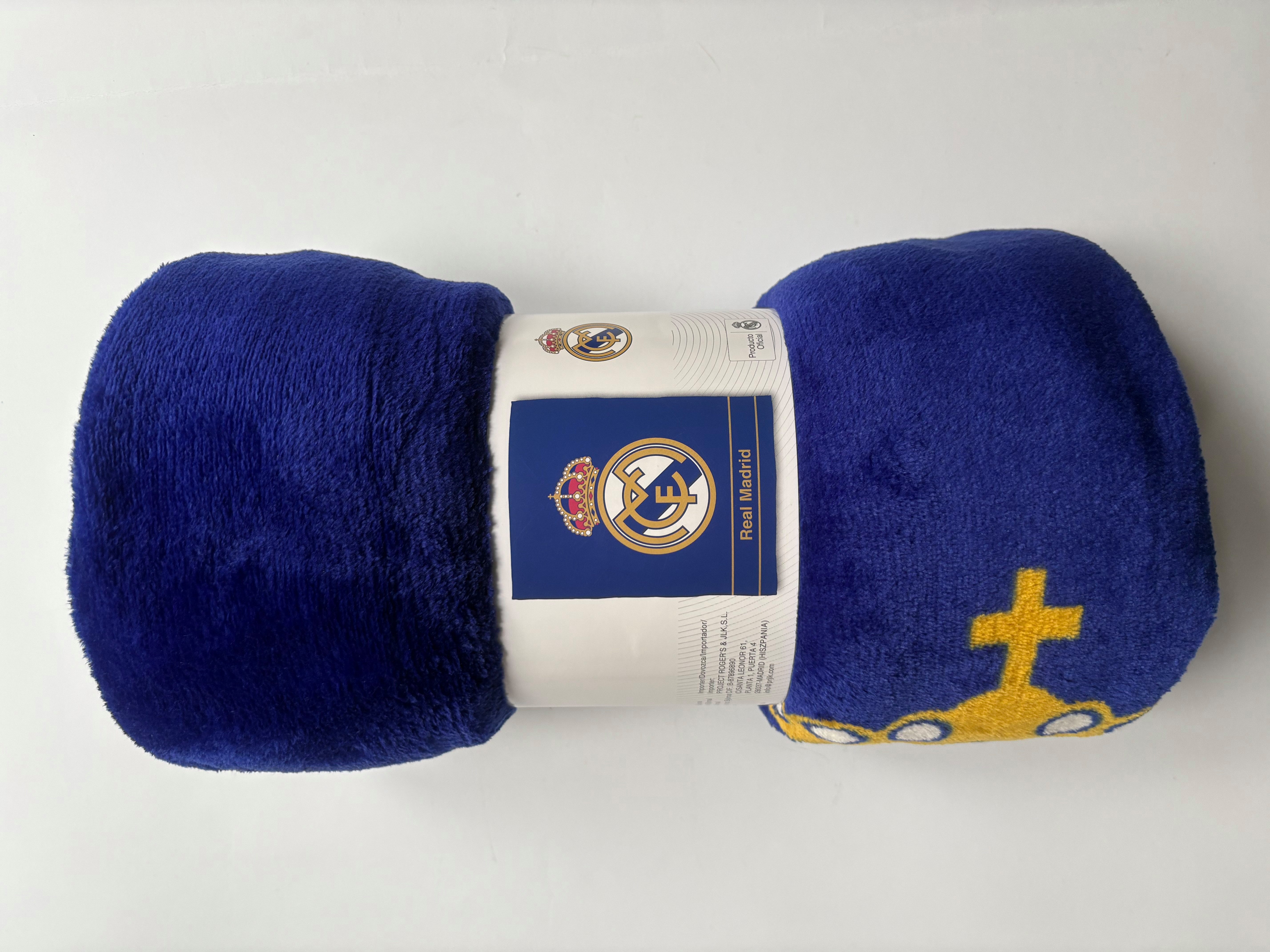 Wohndecke Real Madrid Coral Fleecedecke Kuscheldecke 130 x 160 cm, Real Madrid
