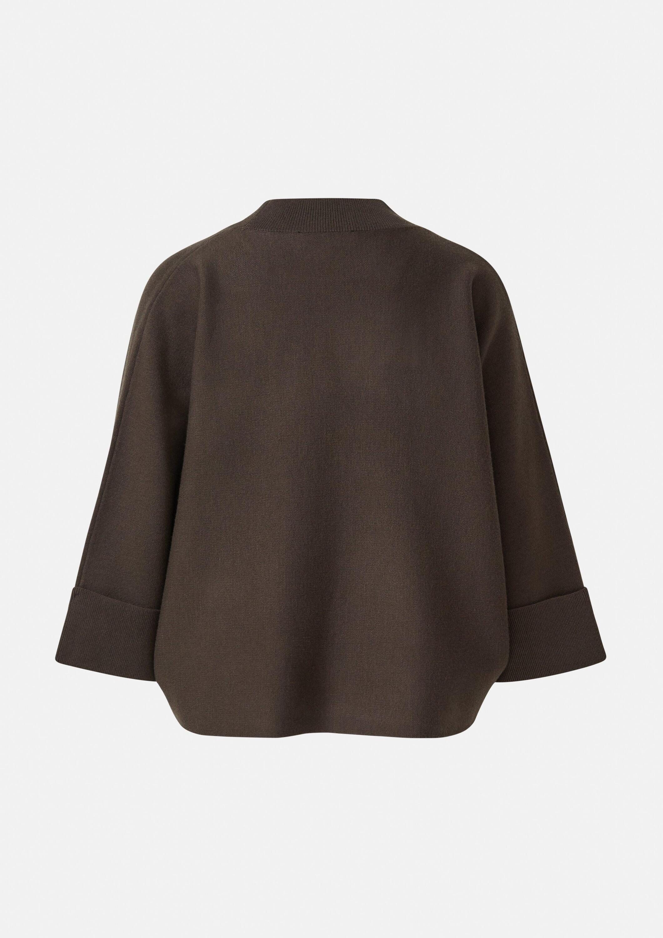 comma Poncho Indoor-Poncho Strickponcho mit Stehkragen günstig online kaufen