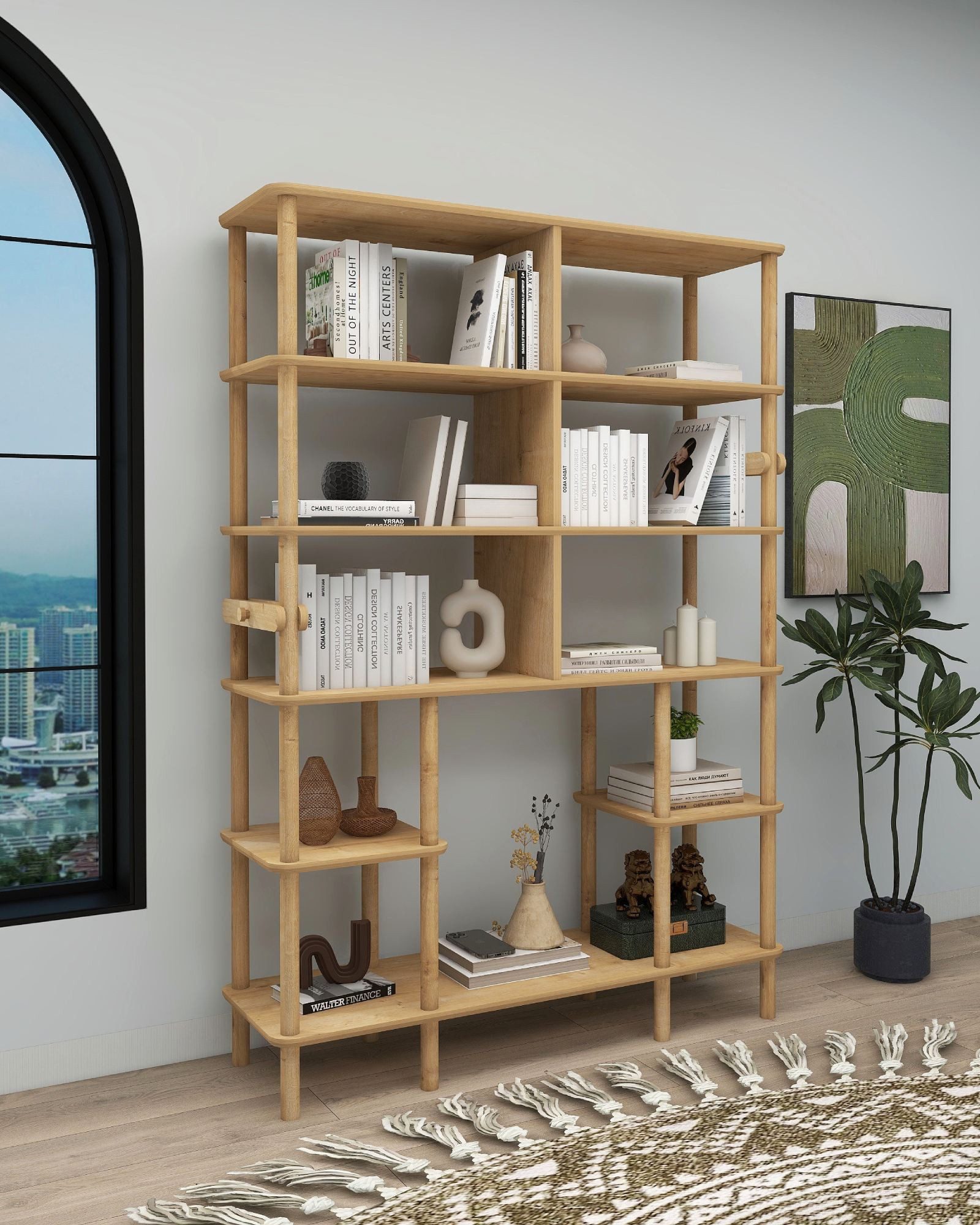 Skye Decor Mehrzweckregal Salvia, 1-tlg., Mit Holzbeinen
