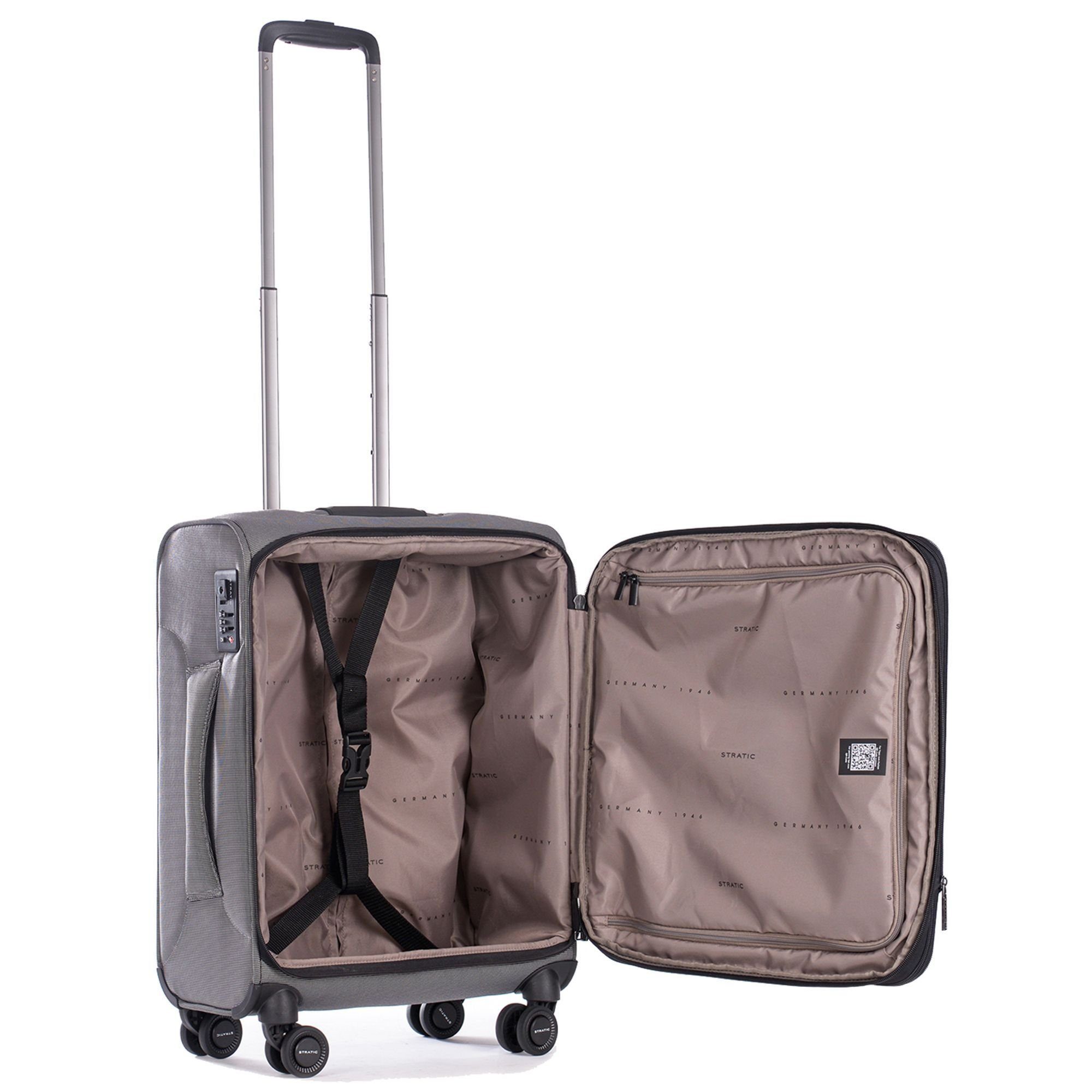 Stratic Handgepäck-Trolley Bendigo Light +, 4 Rollen, Polyester
