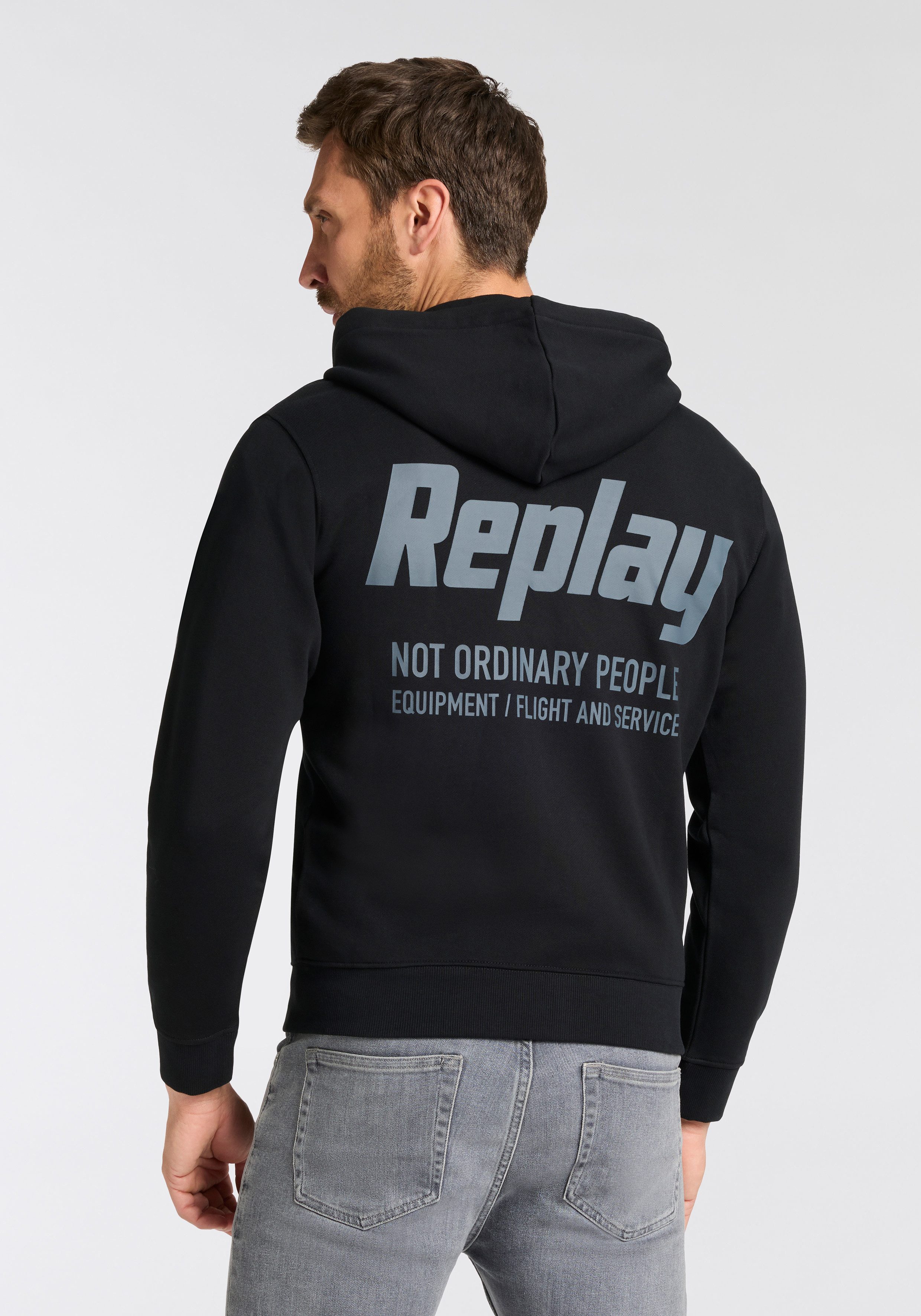 Replay Kapuzensweatjacke günstig online kaufen