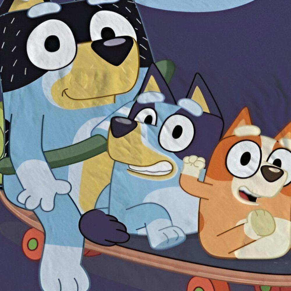 Kinderdecke Bluey Bingo Heeler Kinder Coral Decke warme Kuscheldecke 120x15 günstig online kaufen