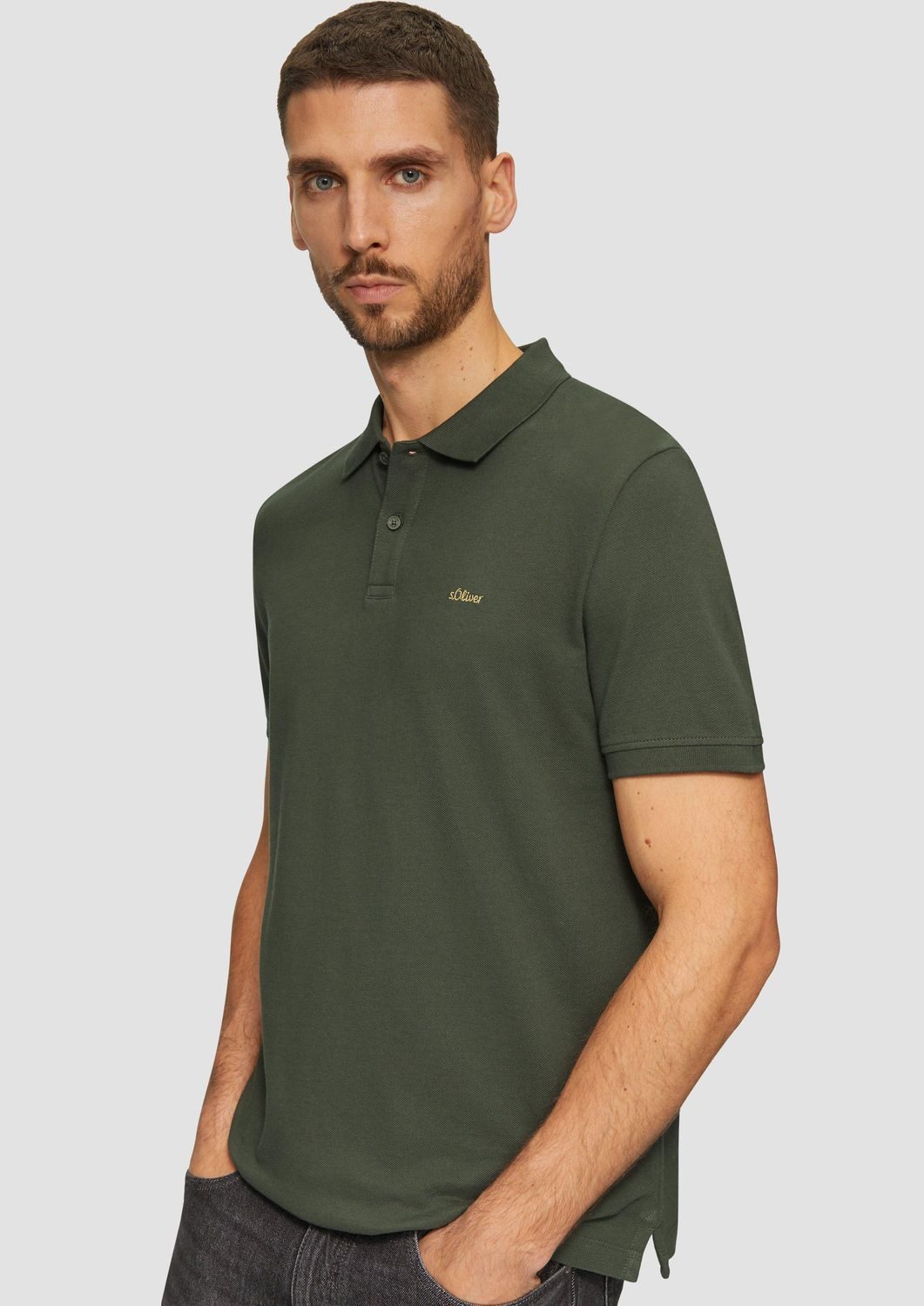 s.Oliver Poloshirt Poloshirt Kragen, Knopfleiste, kurzarm günstig online kaufen