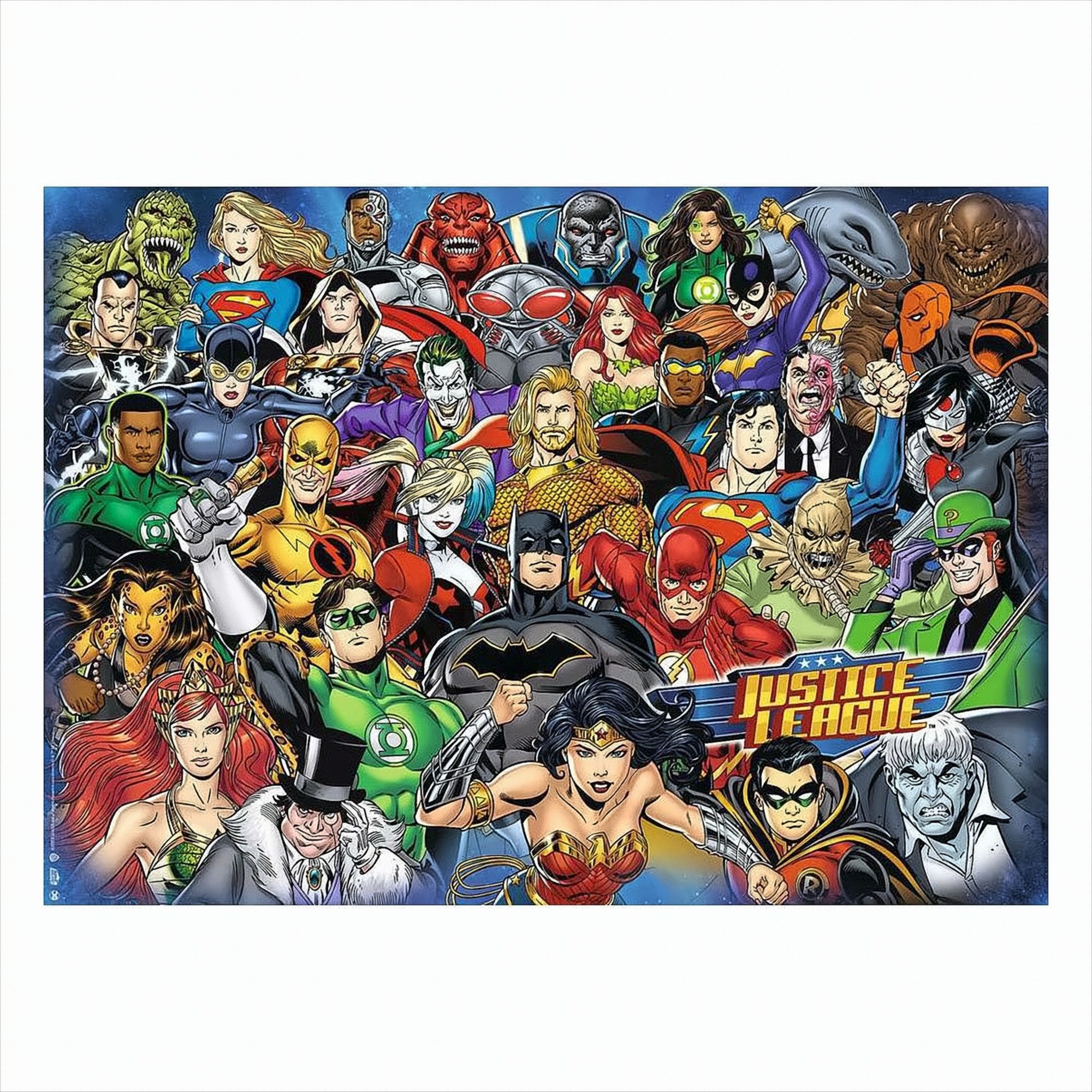 Ravensburger Puzzle Ravensburger - Challenge DC Comics, 1000 Teile, Puzzleteile