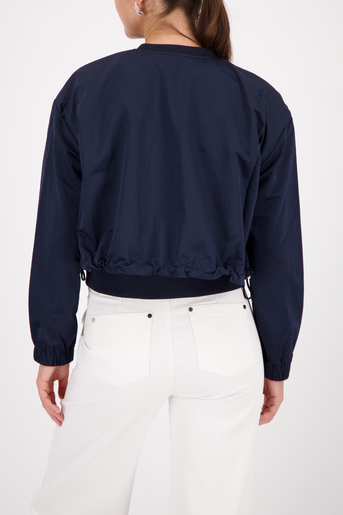 Monari Kurzjacke Regular fit mit Rundhalsausschnitt