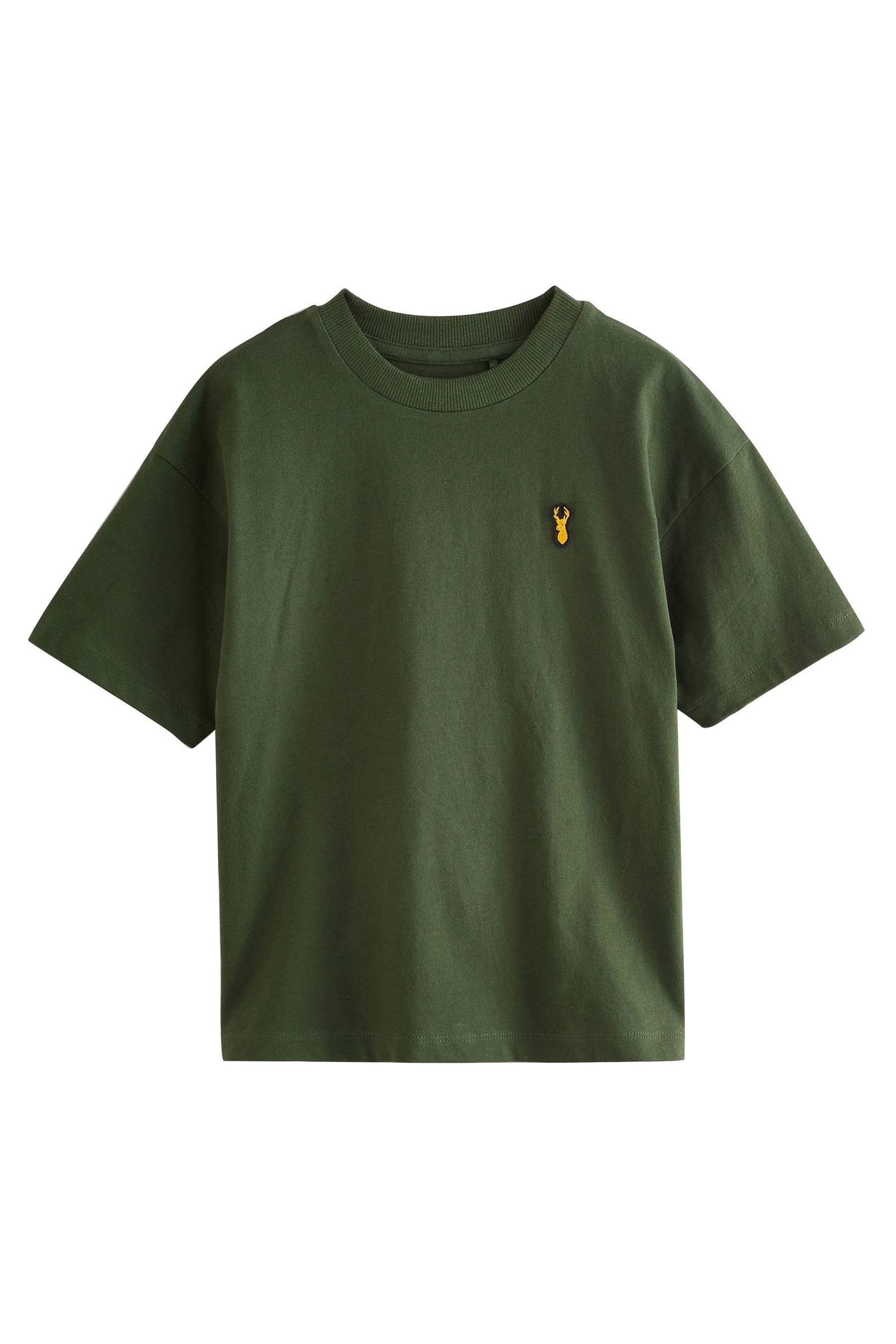 Next T-Shirt Relaxed Fit T-Shirts aus 100 % Baumwolle, 4er-Pack (4-tlg) – Bild 3 von 5