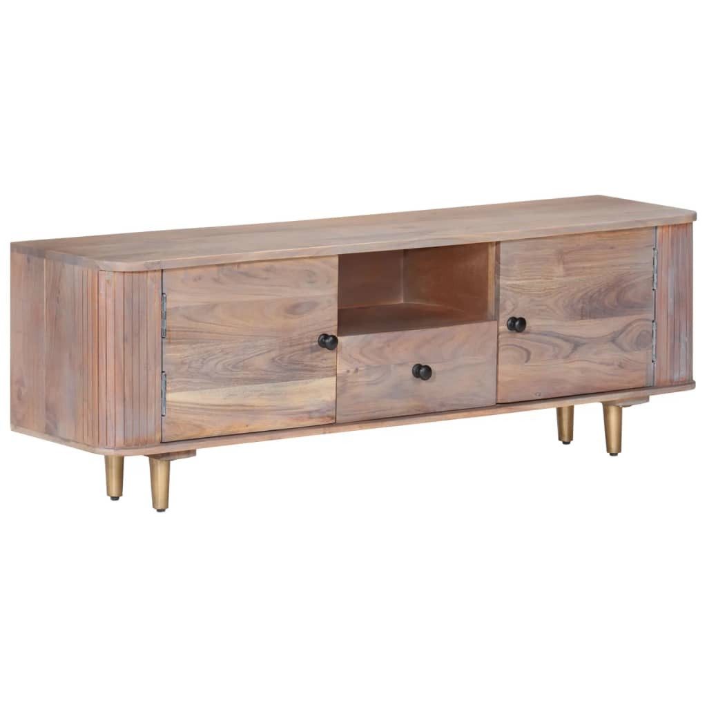 vidaXL TV-Schrank TV-Schrank 118x30x40 cm Massivholz