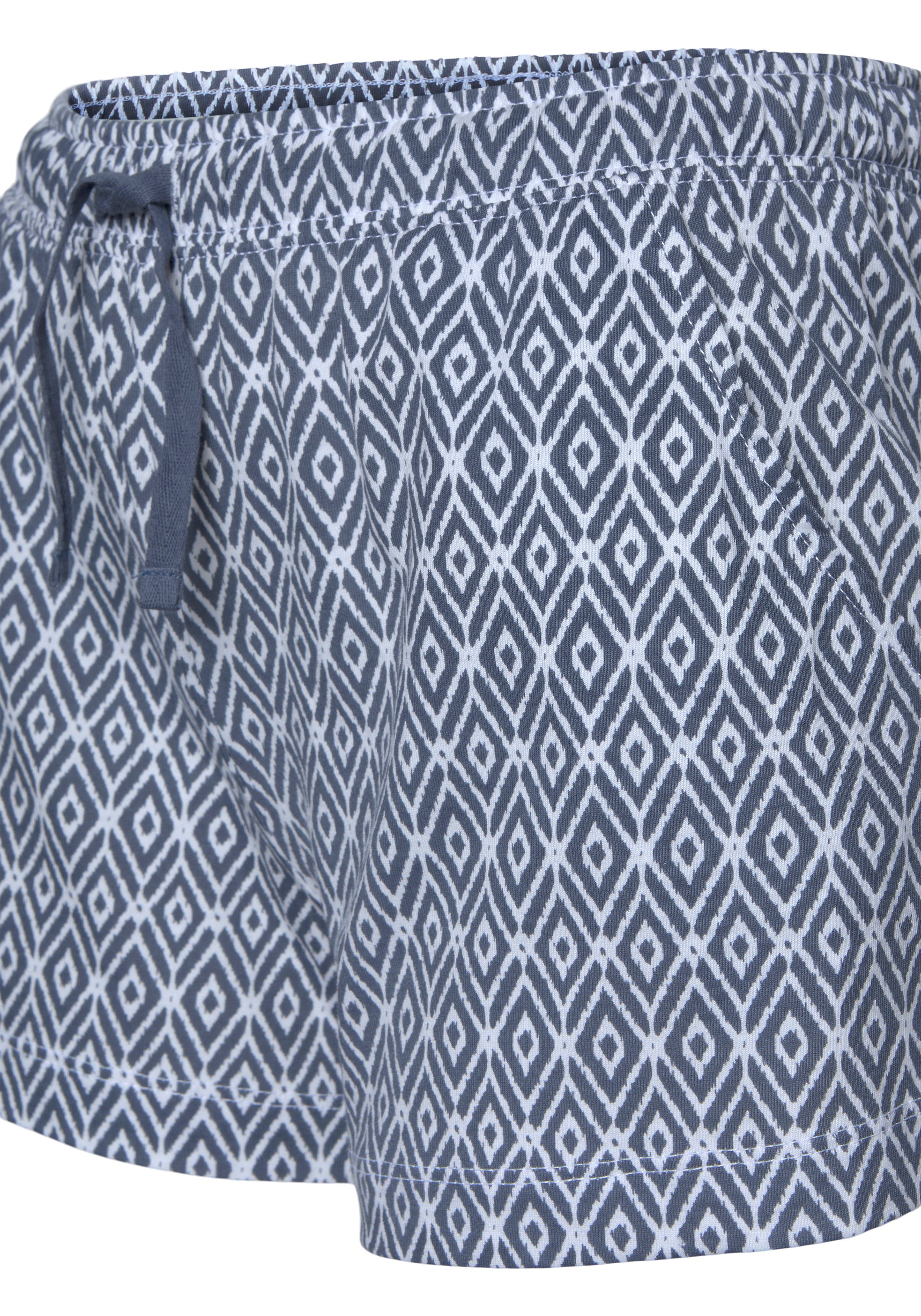 Vivance Dreams Schlafshorts mit Alloverdruck