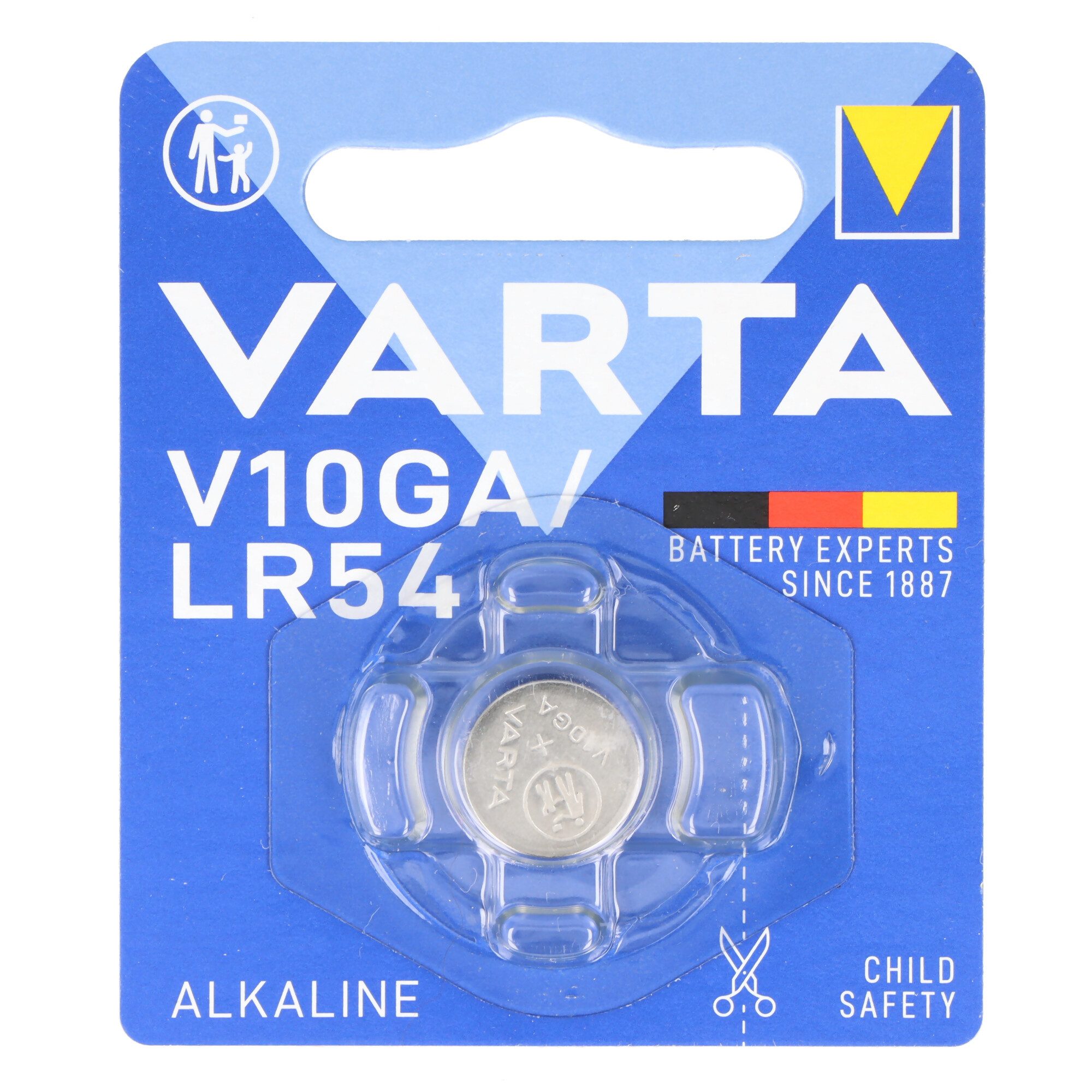 VARTA Varta V10GA, LR54, 189, 89, LR1130 Knopfzelle Knopfzelle, (1,5 V) von Varta