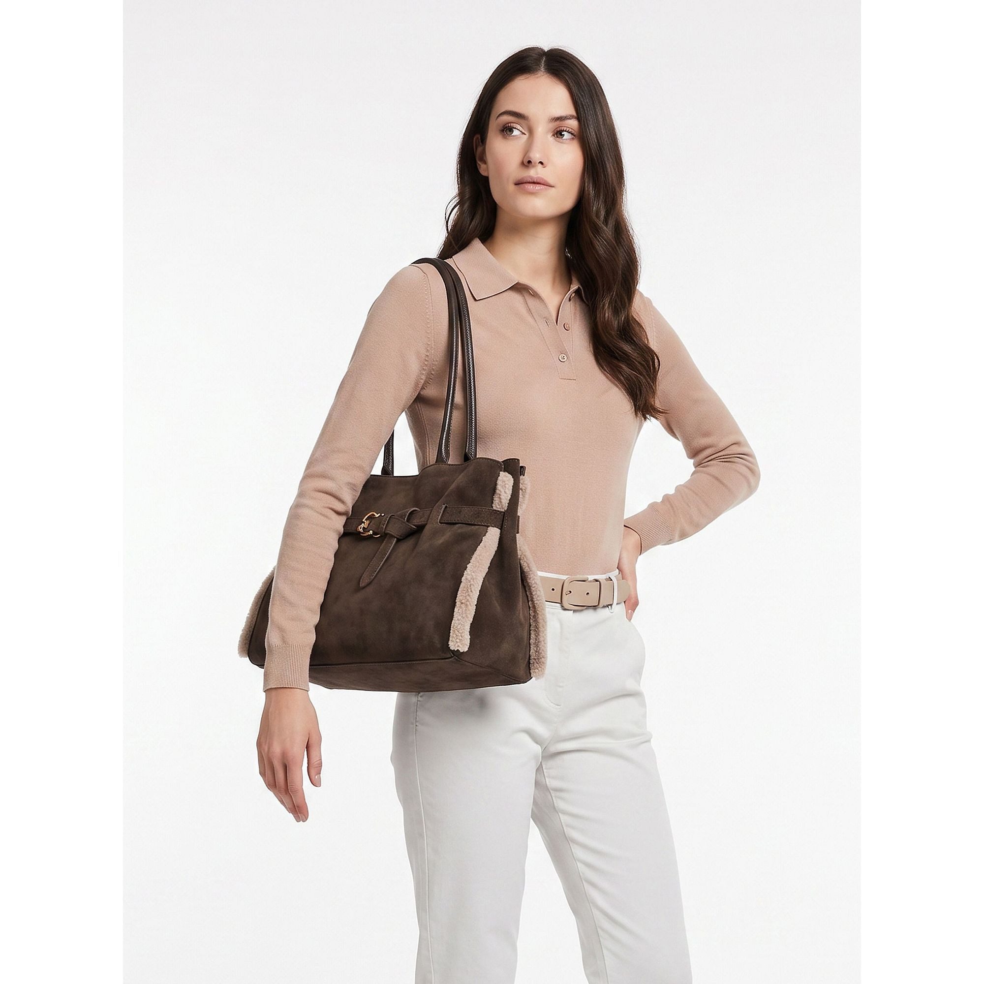 COCCINELLE Schultertasche Sabine, Leder