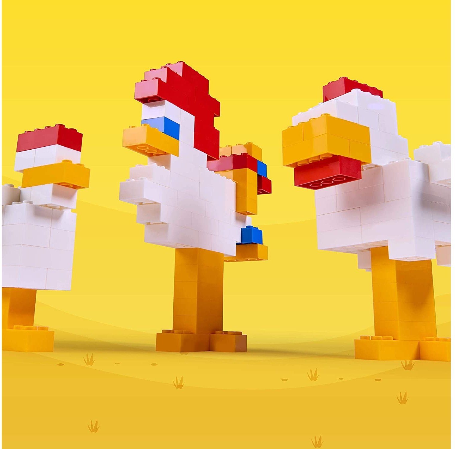 SIMBA Konstruktionsspielzeug Bausteine Blox 500 Teile 8er gelb 104118917 Spielbausteine