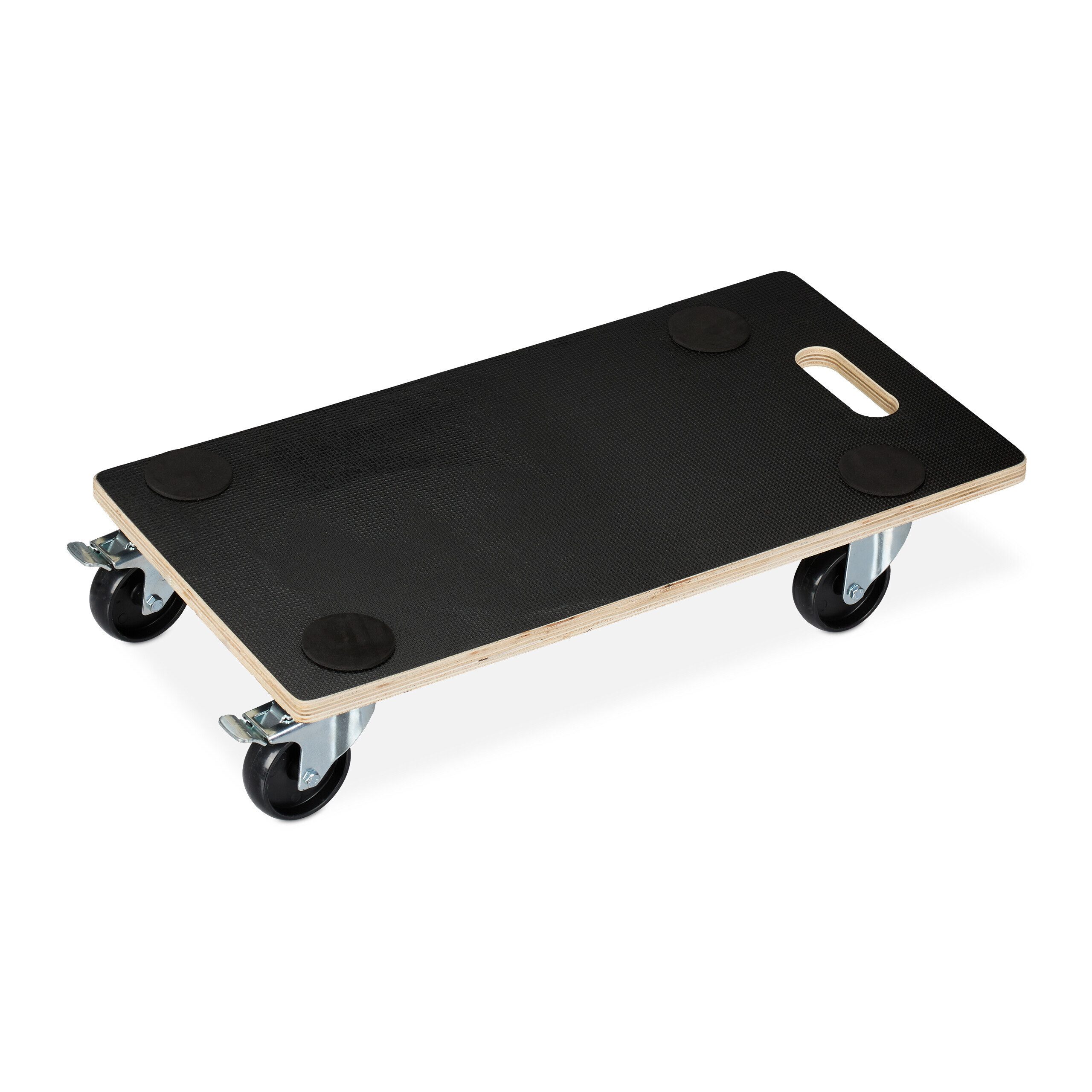 relaxdays Transportroller mit Bremse 400 kg, (1-St)