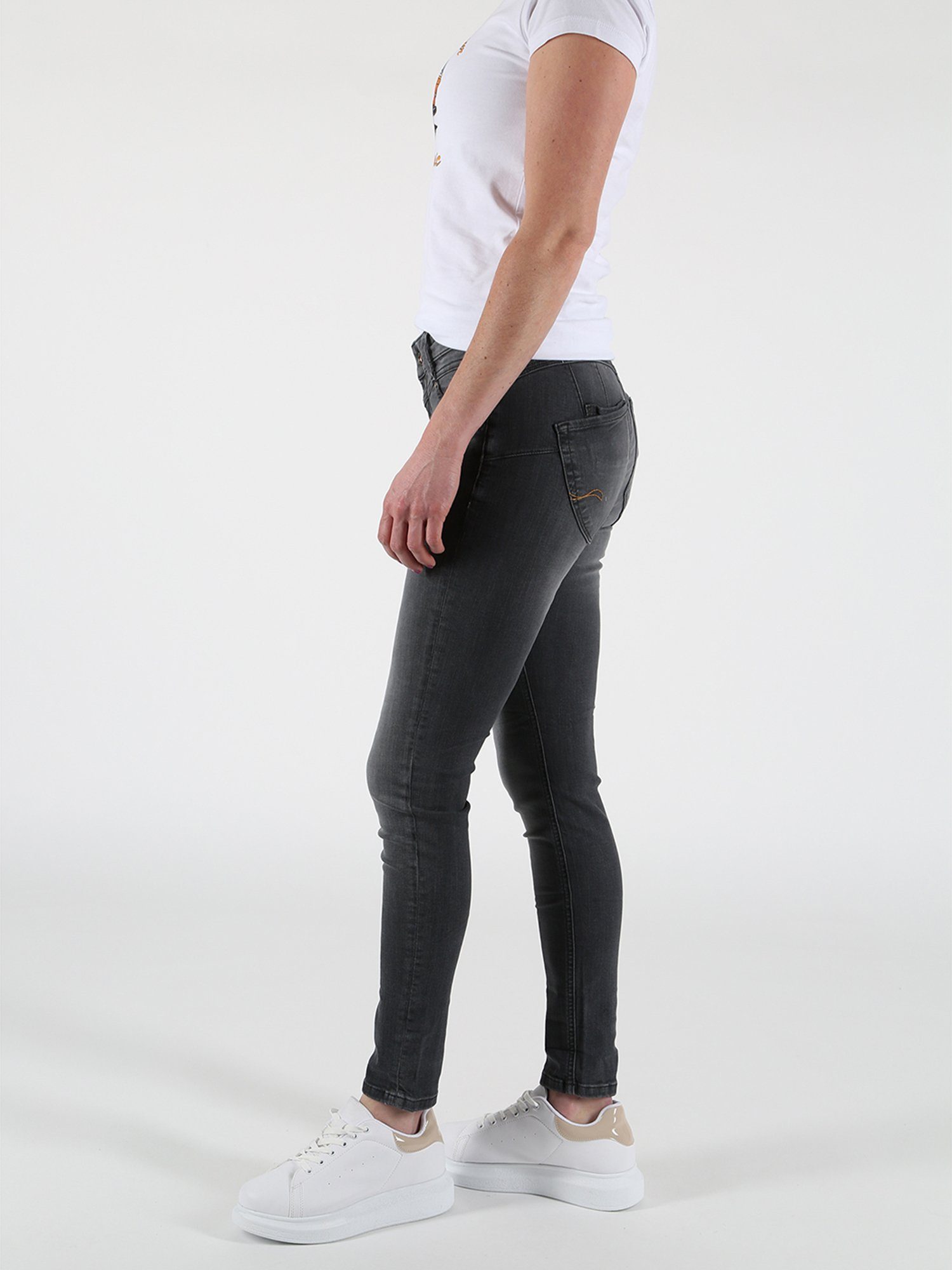 Miracle of Denim Grey Florencia Skinny-fit-Jeans