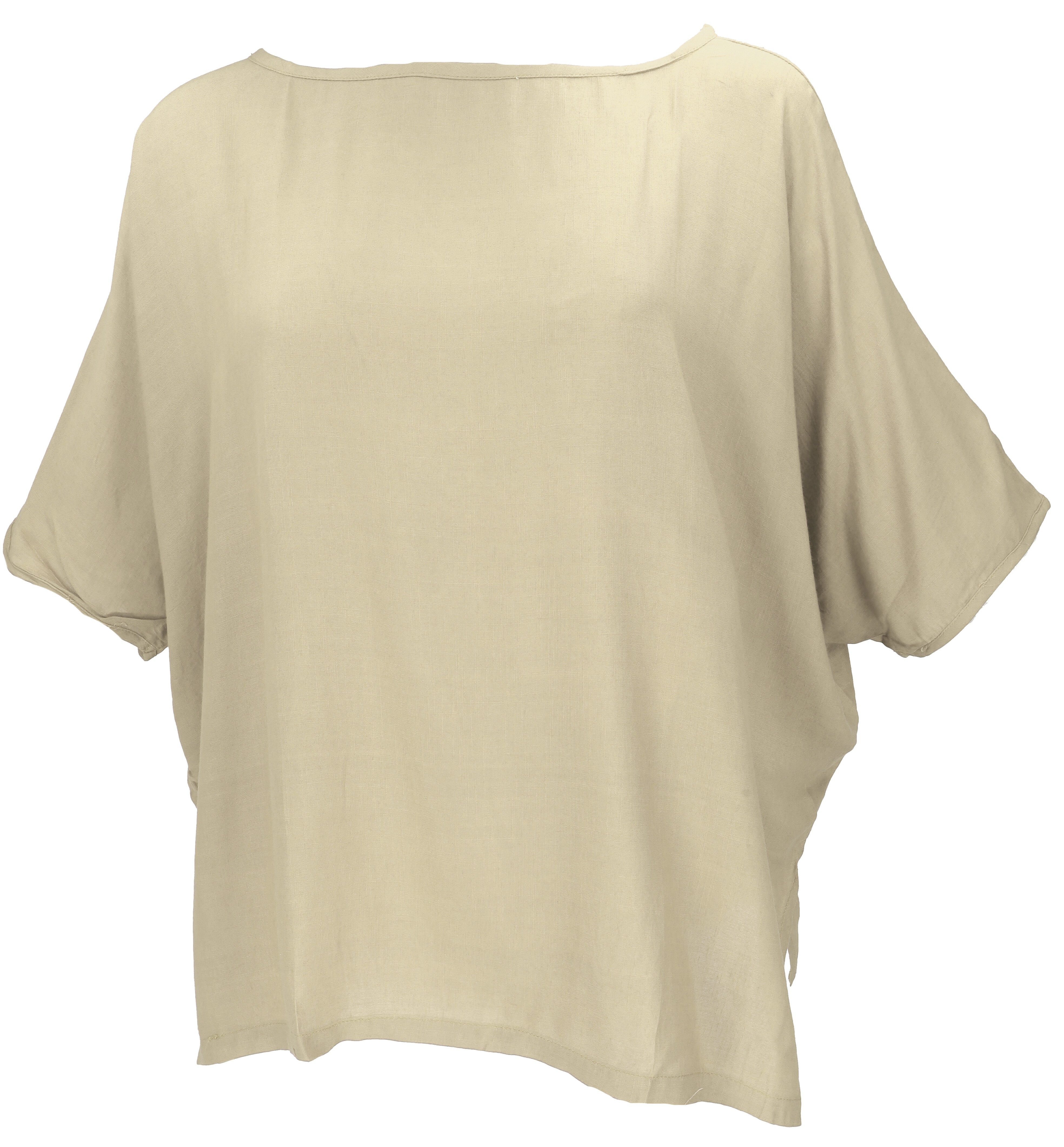 Guru-Shop Longbluse Weites Boho Blusentop mit günstig online kaufen