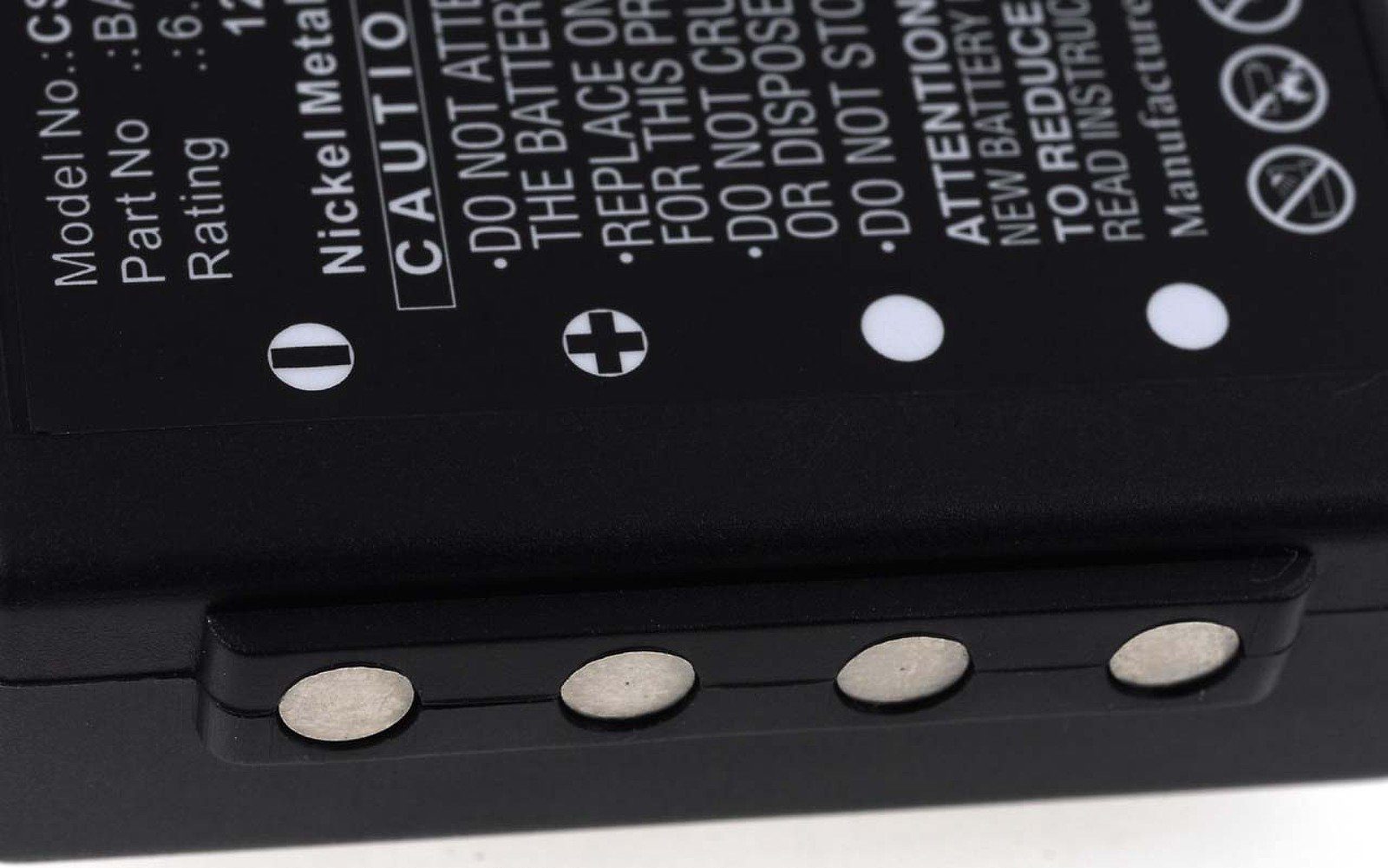 Powery Akku für HBC BA205030 Akku 2000 mAh (6 V)