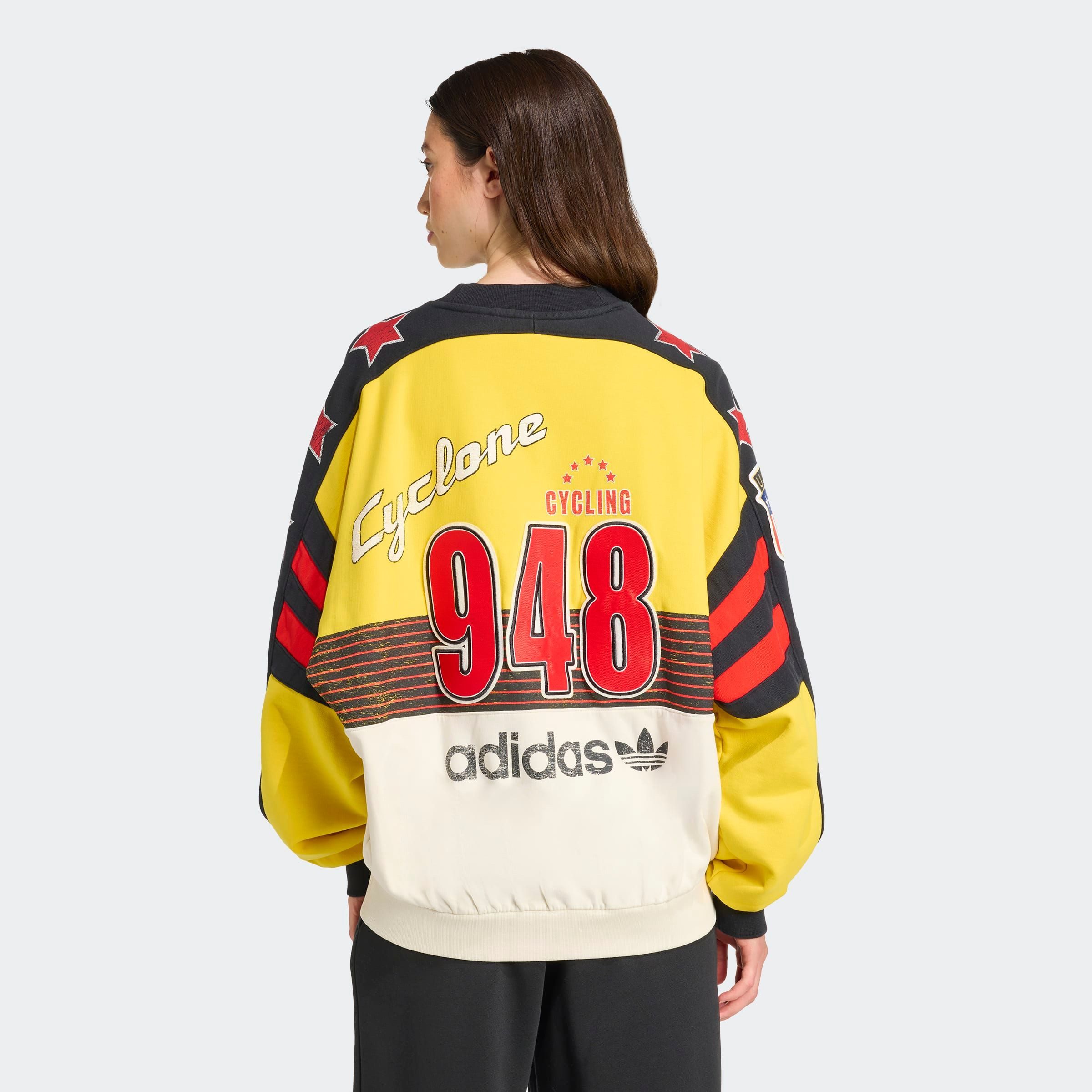 adidas Originals Sweatshirt CYCLING CREW Oversize günstig online kaufen