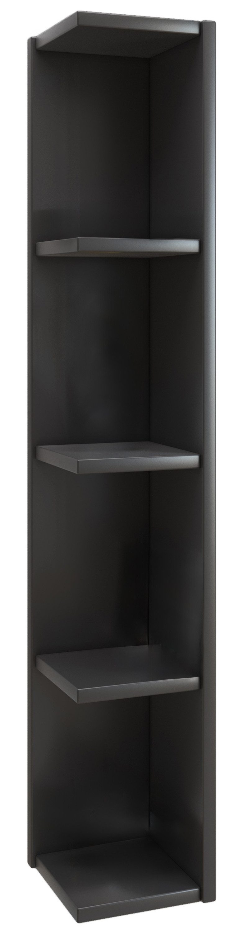 VCM Standregal Bücherregal Honsa H. 97 x B. 15 x T. 17 cm, Holzregal stehend, CD DVD Aufbewahrung