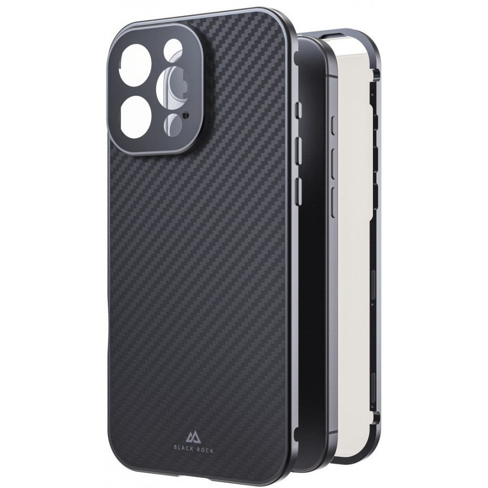 Black Rock Handyhülle Black Rock Cover 360° Glass für iPhone 16 Pro Max 6,7 Zoll