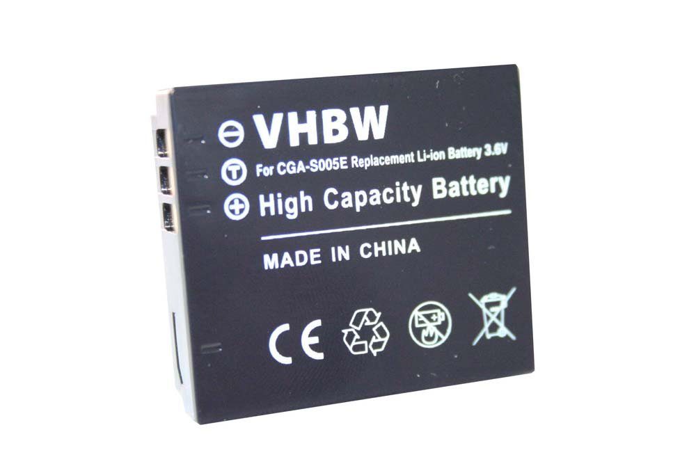 vhbw kompatibel mit Ricoh DX-1G, DX-2G Kamera-Akku Li-Ion 750 mAh (3,6 V)