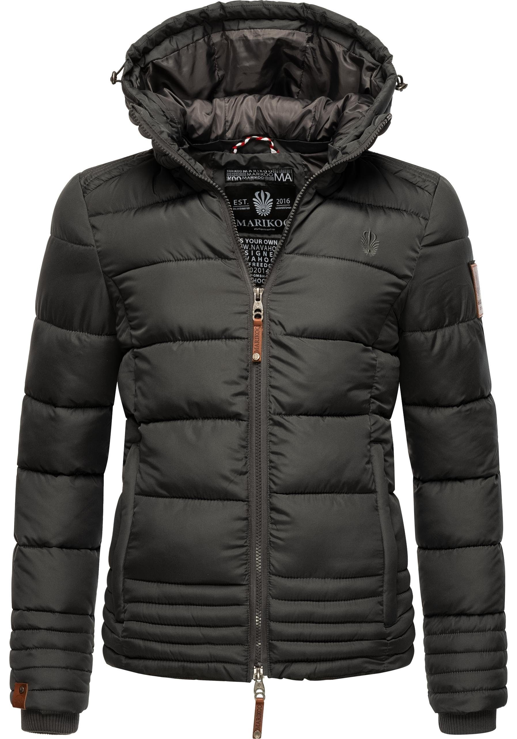 Marikoo Winterjacke Sole modisch taillierte Damen Steppjacke für den Winter