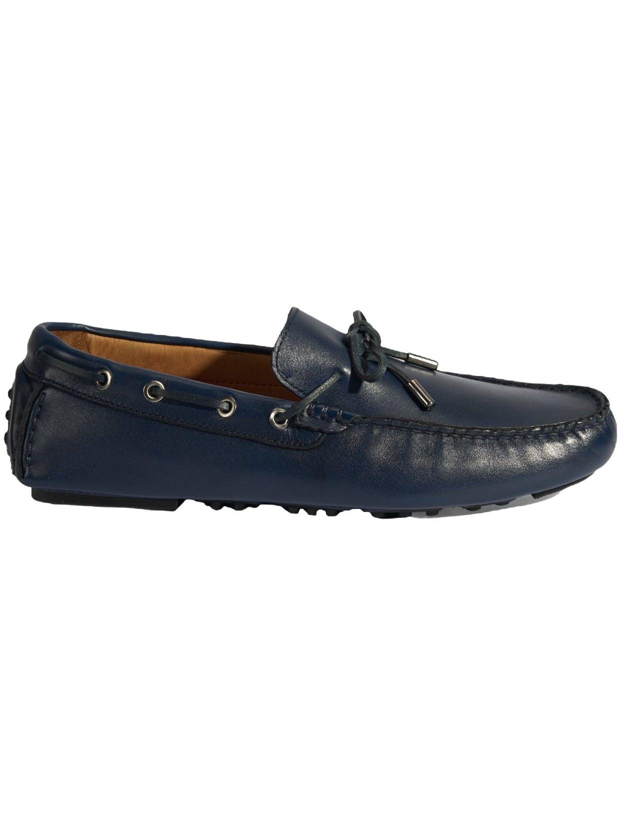 Desa Herren-Lederslipper – Atmungsaktive Slipper mit flachem Absatz, ohne Loafer