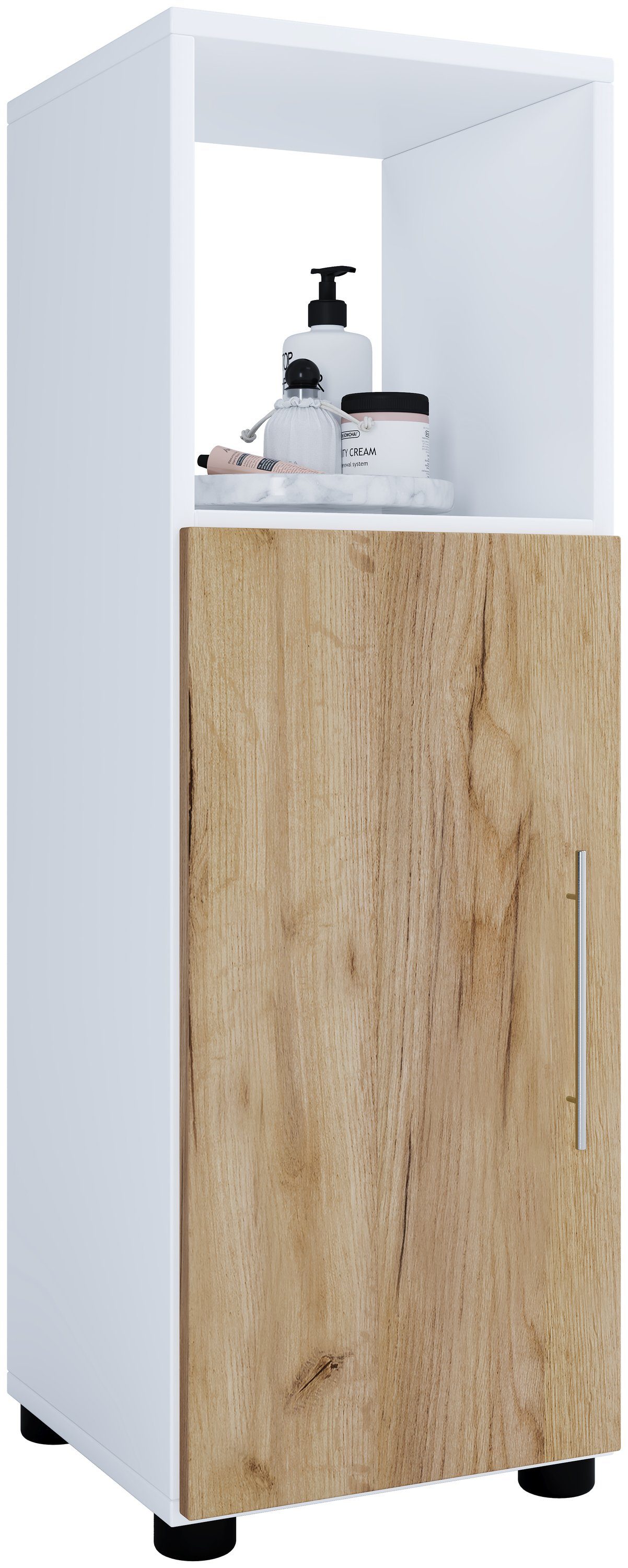 VCM Midischrank Holz Badmöbel Midischrank Badschrank günstig online kaufen