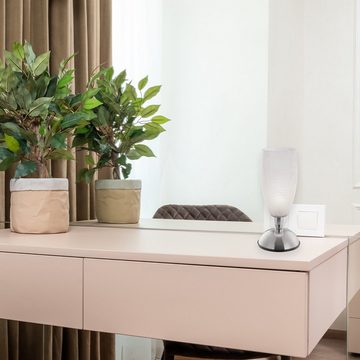 Globo Tischleuchte Tischlampe Wohnzimmer Tischleuchte Schlafzimmer modern weiß Touch