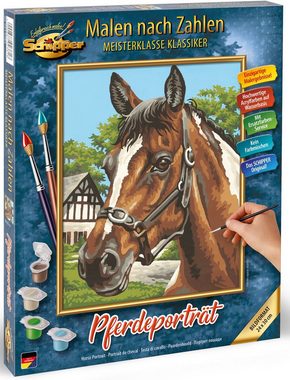 Schipper Malen nach Zahlen Meisterklasse Klassiker - Pferdeportrait, Made in Germany