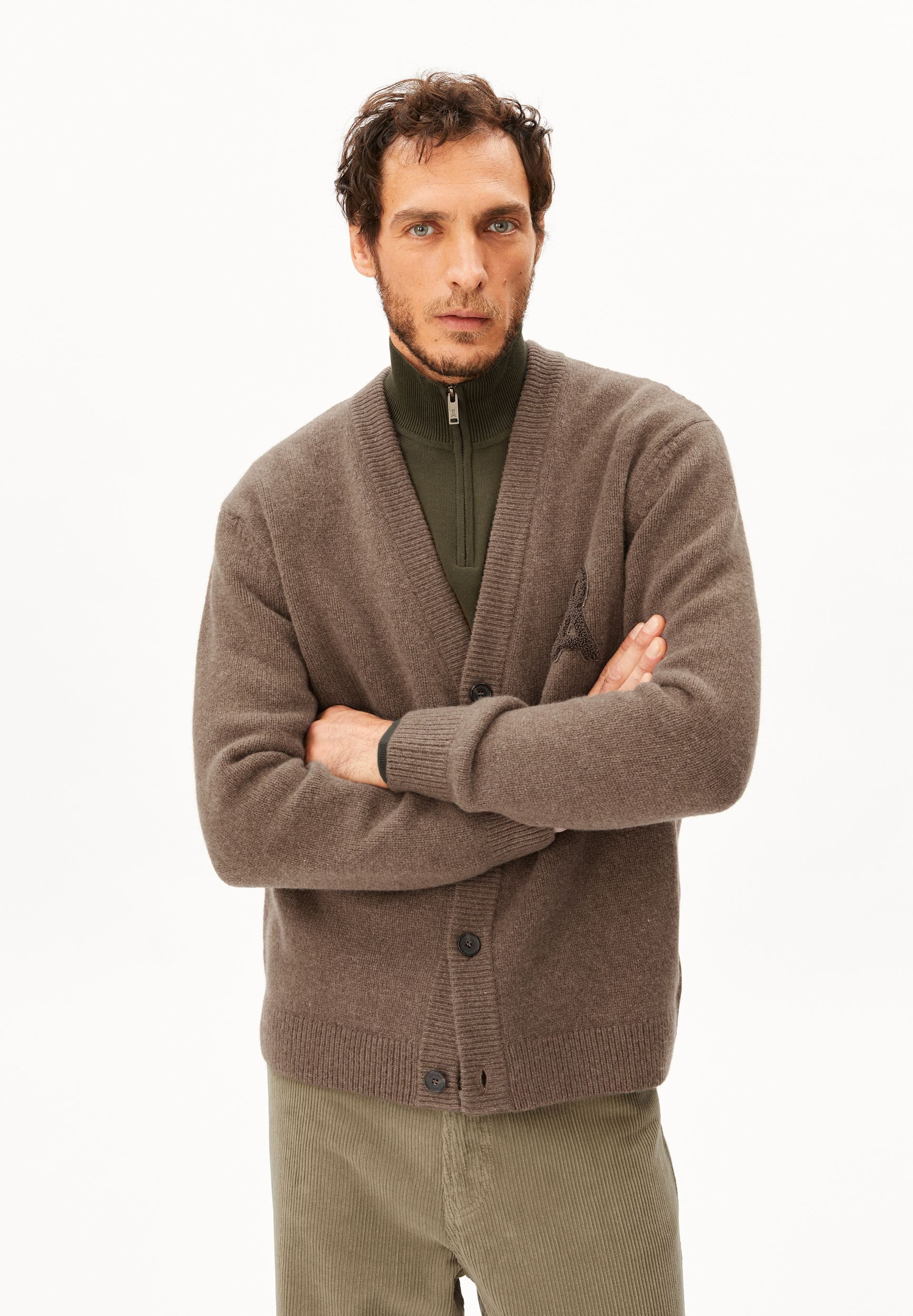Armedangels Cardigan REC KNIT Strickjacke aus 100% recycelter Wolle (Relaxed Fit)